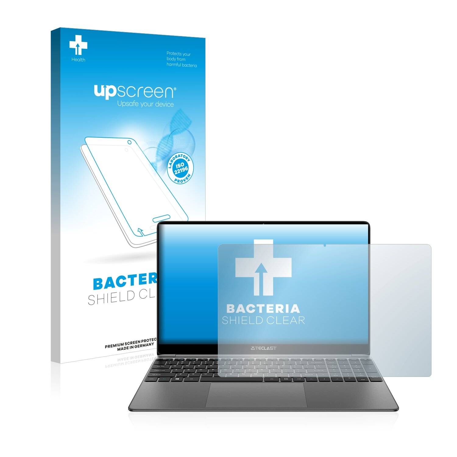 upscreen Bacteria Shield Clear Premium Antibakterielle Displayschutzfolie für Teclast