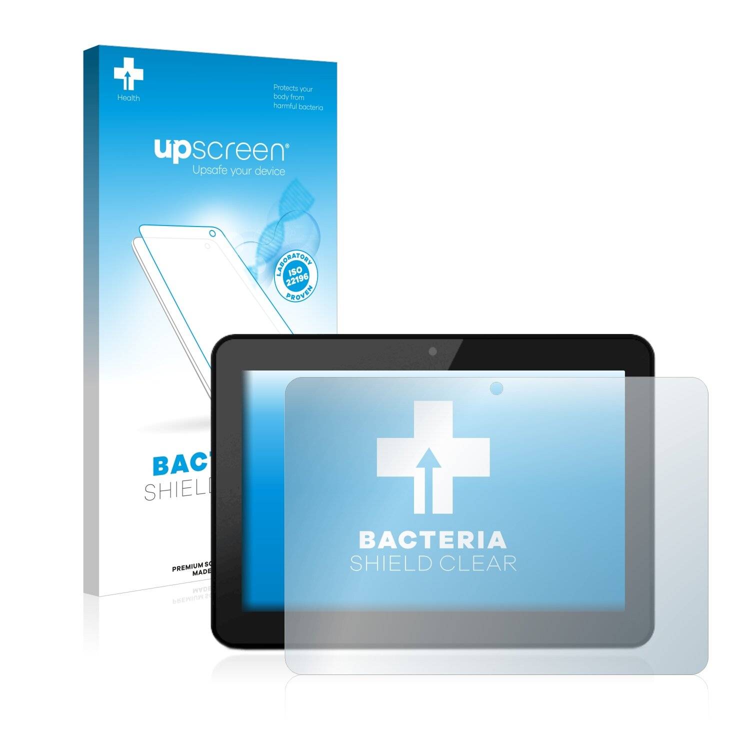 upscreen Bacteria Shield Clear Premium Antibakterielle Displayschutzfolie für Elo