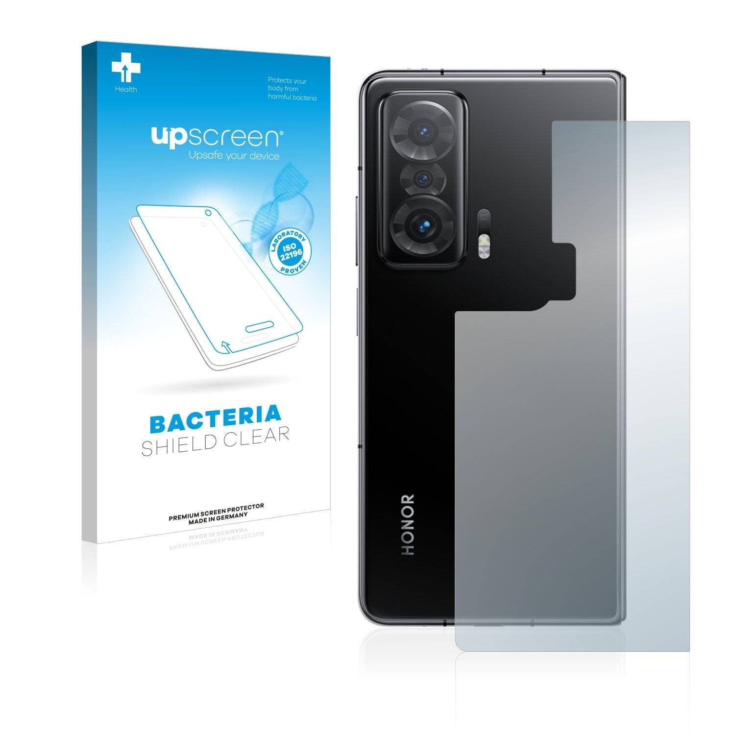 upscreen Bacteria Shield Clear Premium Antibakterielle Displayschutzfolie für Honor Magic V