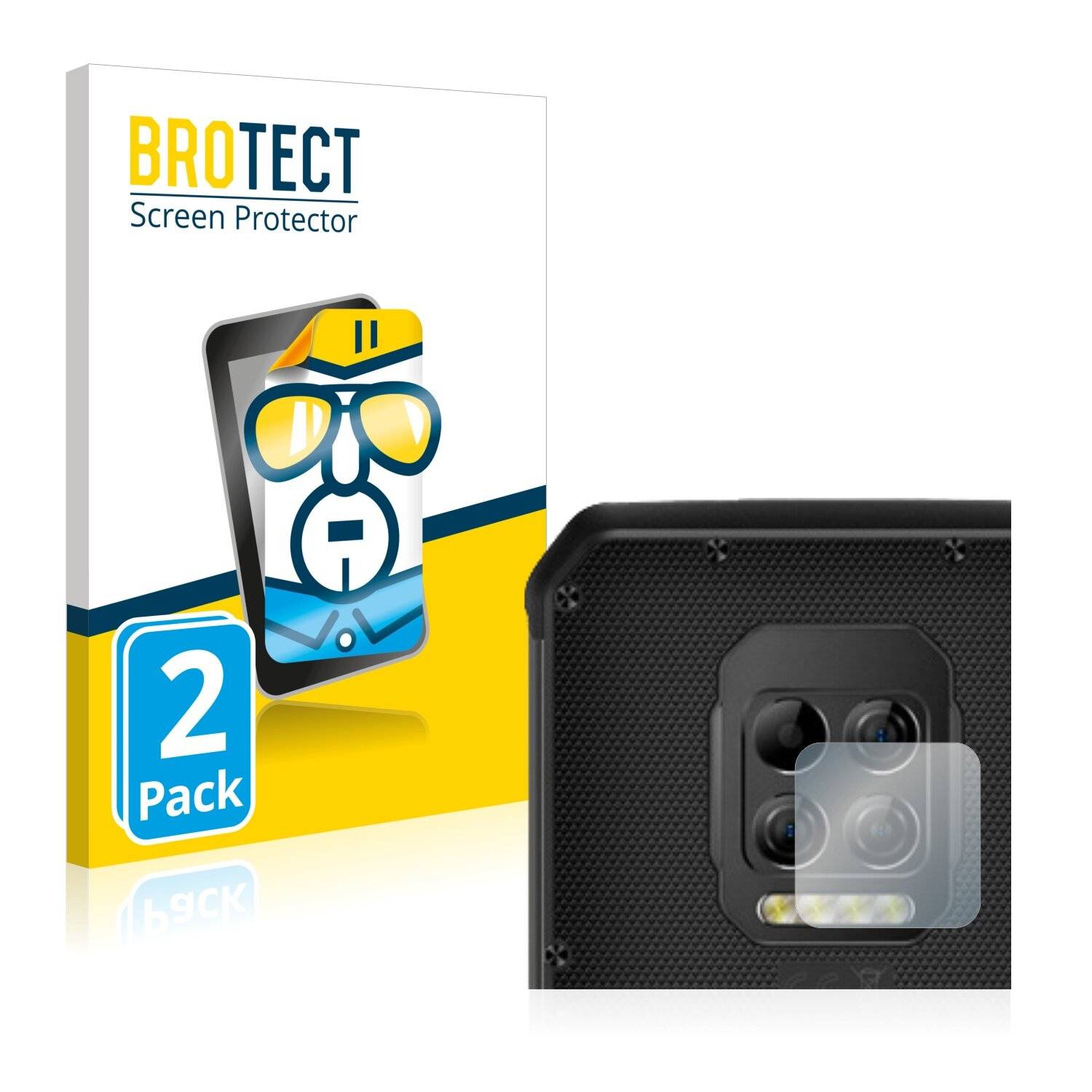 2x BROTECT HD-Clear Displayschutzfolie für Ulefone Armor 9e (NUR