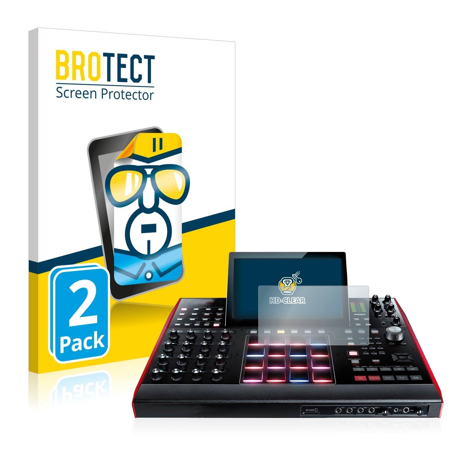 2x BROTECT HD-Clear Displayschutzfolie für Akai MPC X