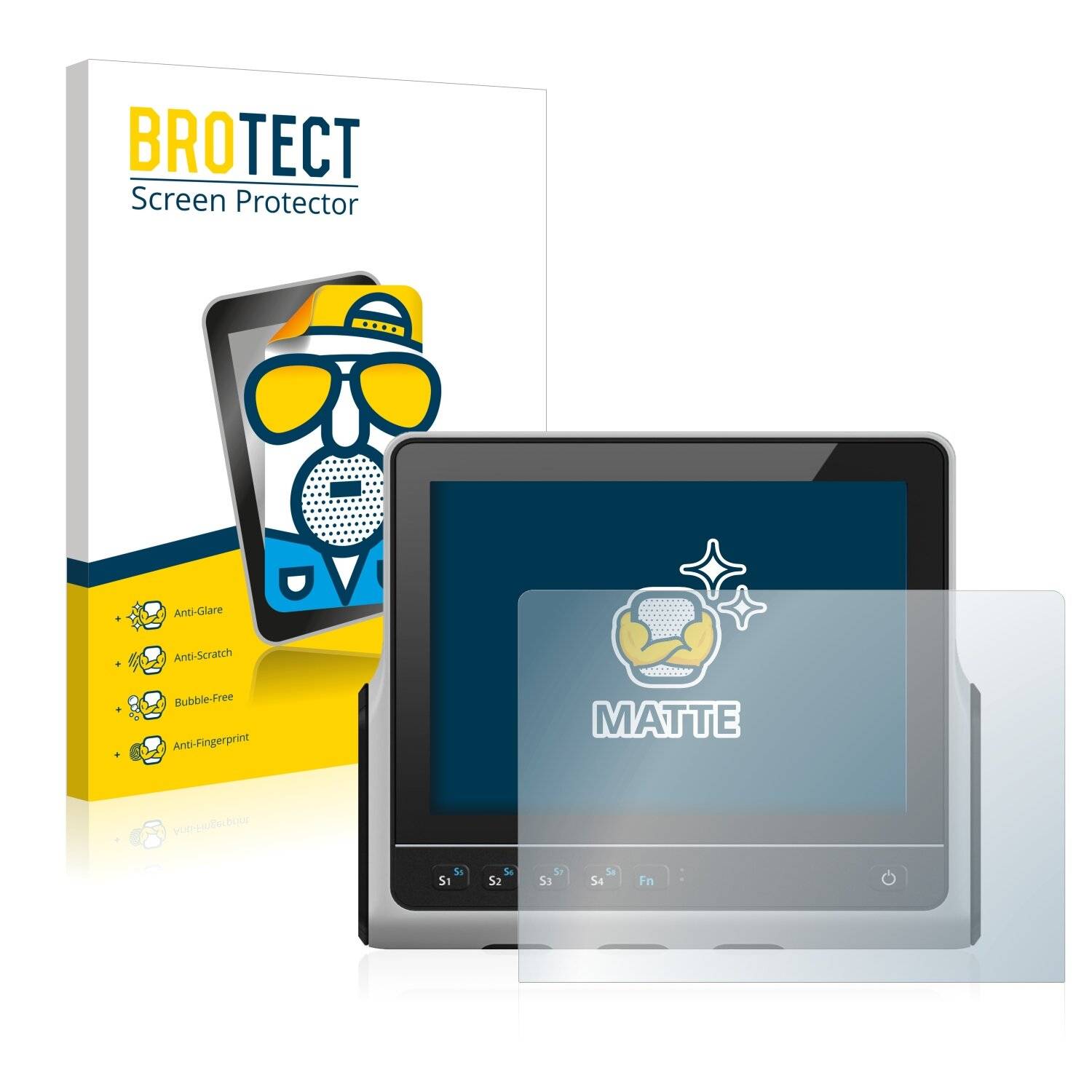 BROTECT Matte Displayschutzfolie für Ico ADS VMT9015 15 - Entspiegelt,