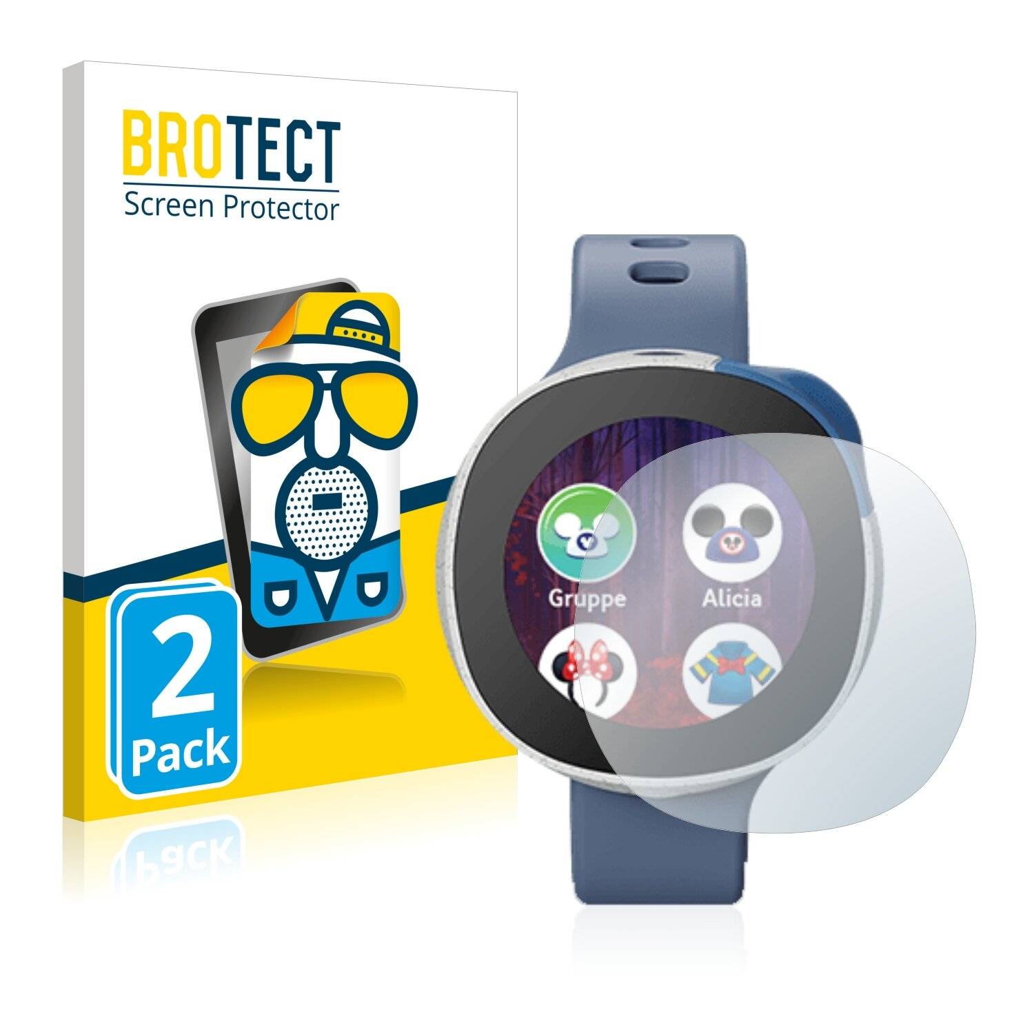 2x BROTECT Matte Displayschutzfolie für Neo Smart Kids Watch - Entspiegelt,