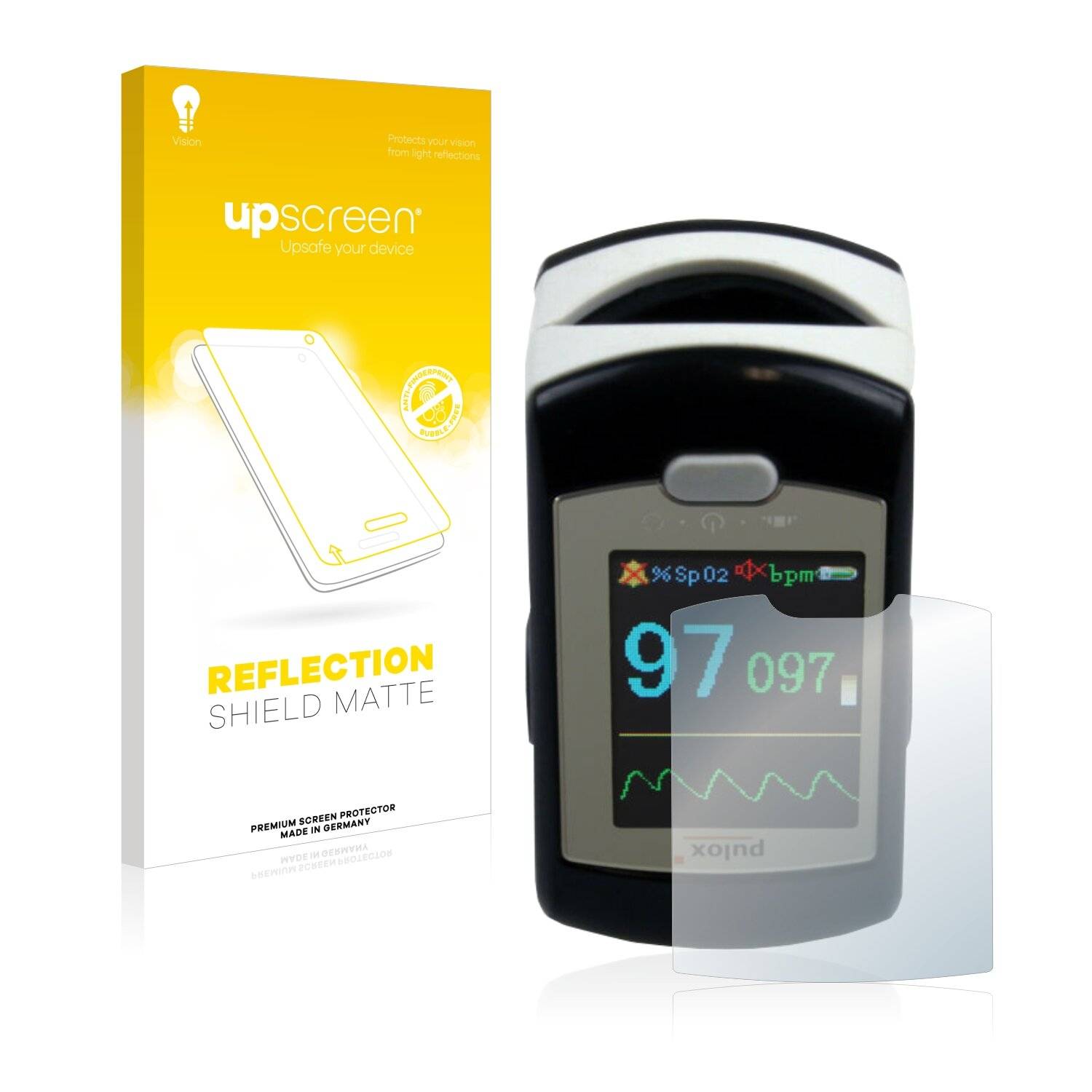 upscreen Reflection Shield Matte Premium Displayschutzfolie für Pulox