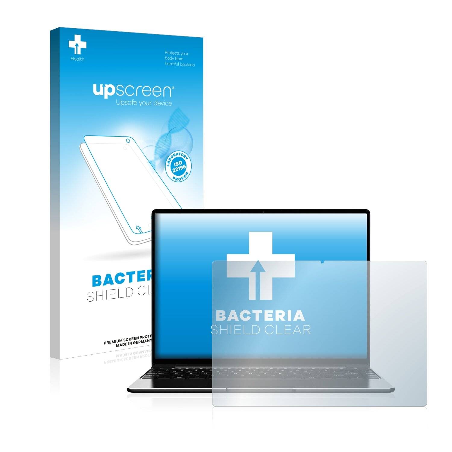 upscreen Bacteria Shield Clear Premium Antibakterielle Displayschutzfolie für Chuwi LarkBook