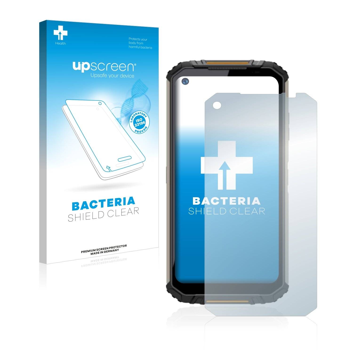 upscreen Bacteria Shield Clear Premium Antibakterielle Displayschutzfolie für Oukitel