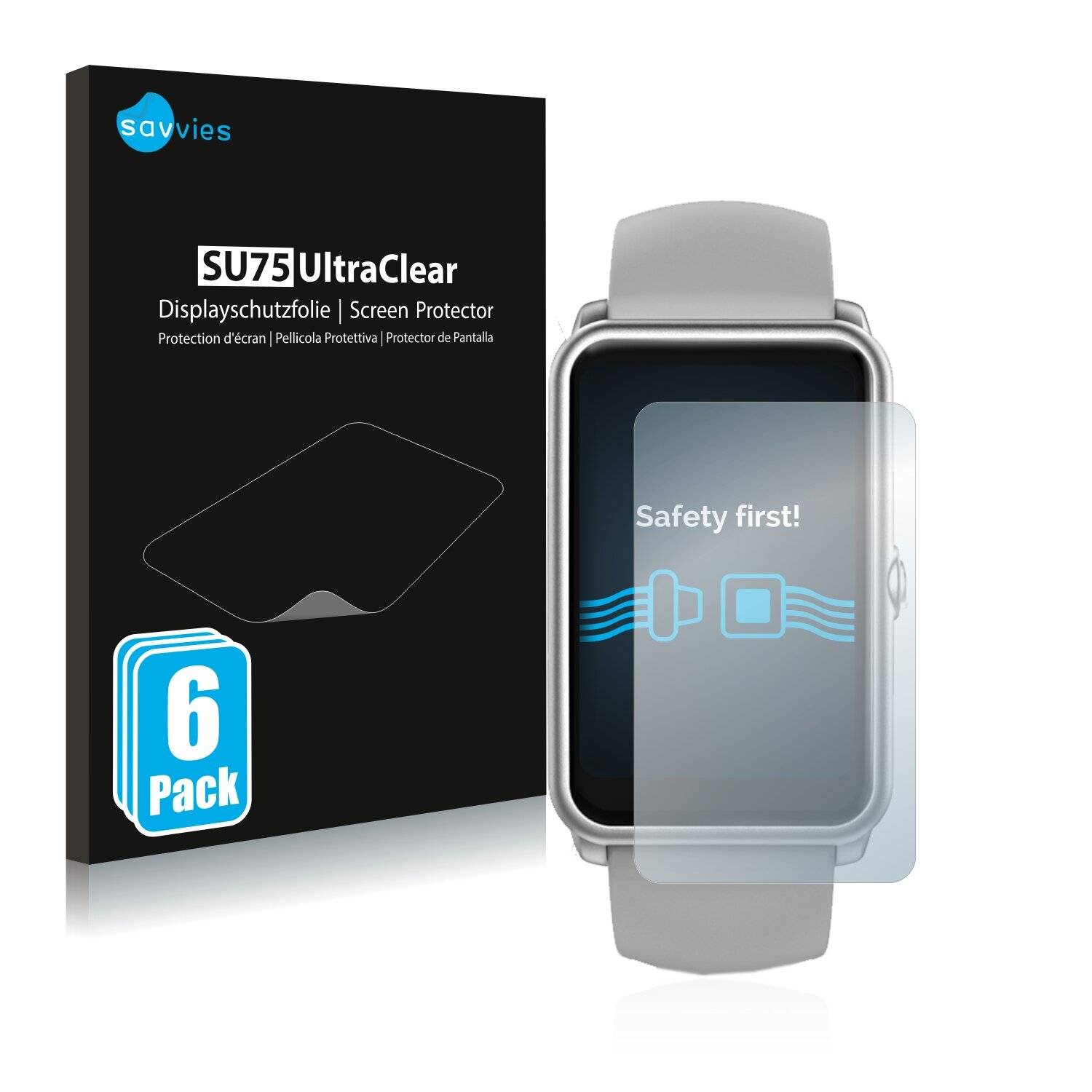 6x Savvies SU75 Displayschutzfolie für BlitzWolf