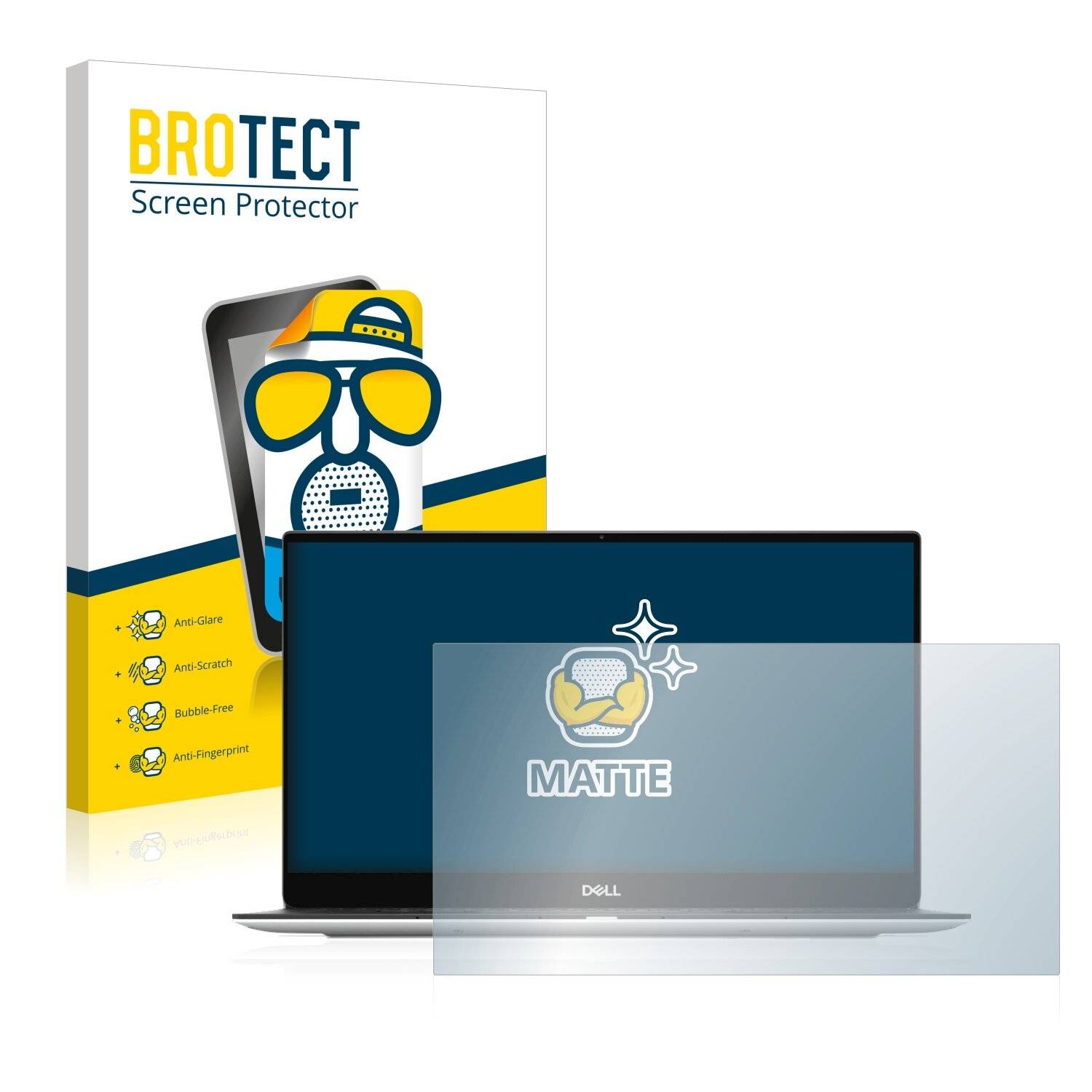 BROTECT Matte Displayschutzfolie für Dell XPS 13 9305 Non-Touch - Entspiegelt,