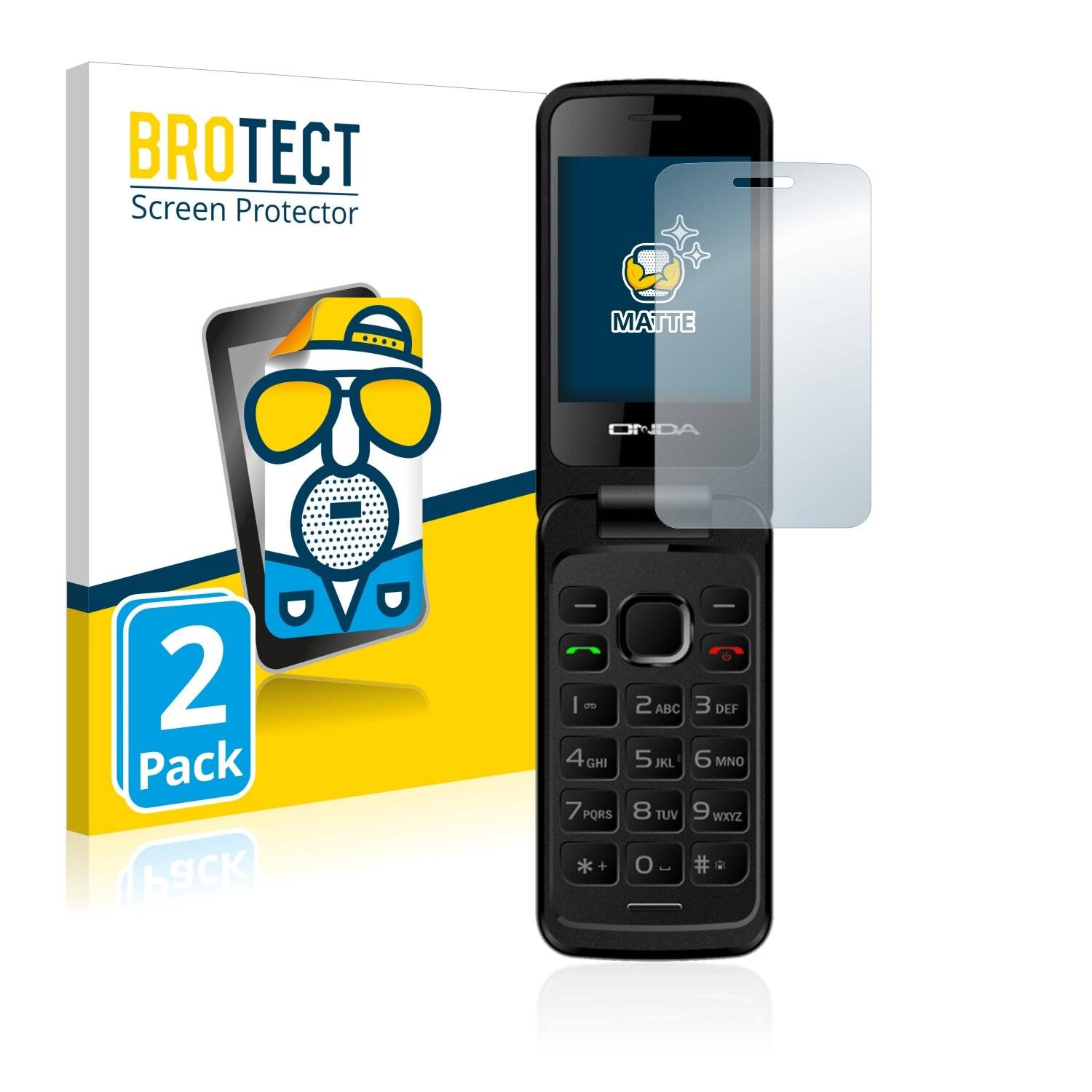 2x BROTECT Matte Displayschutzfolie für Onda CL100 - Entspiegelt,