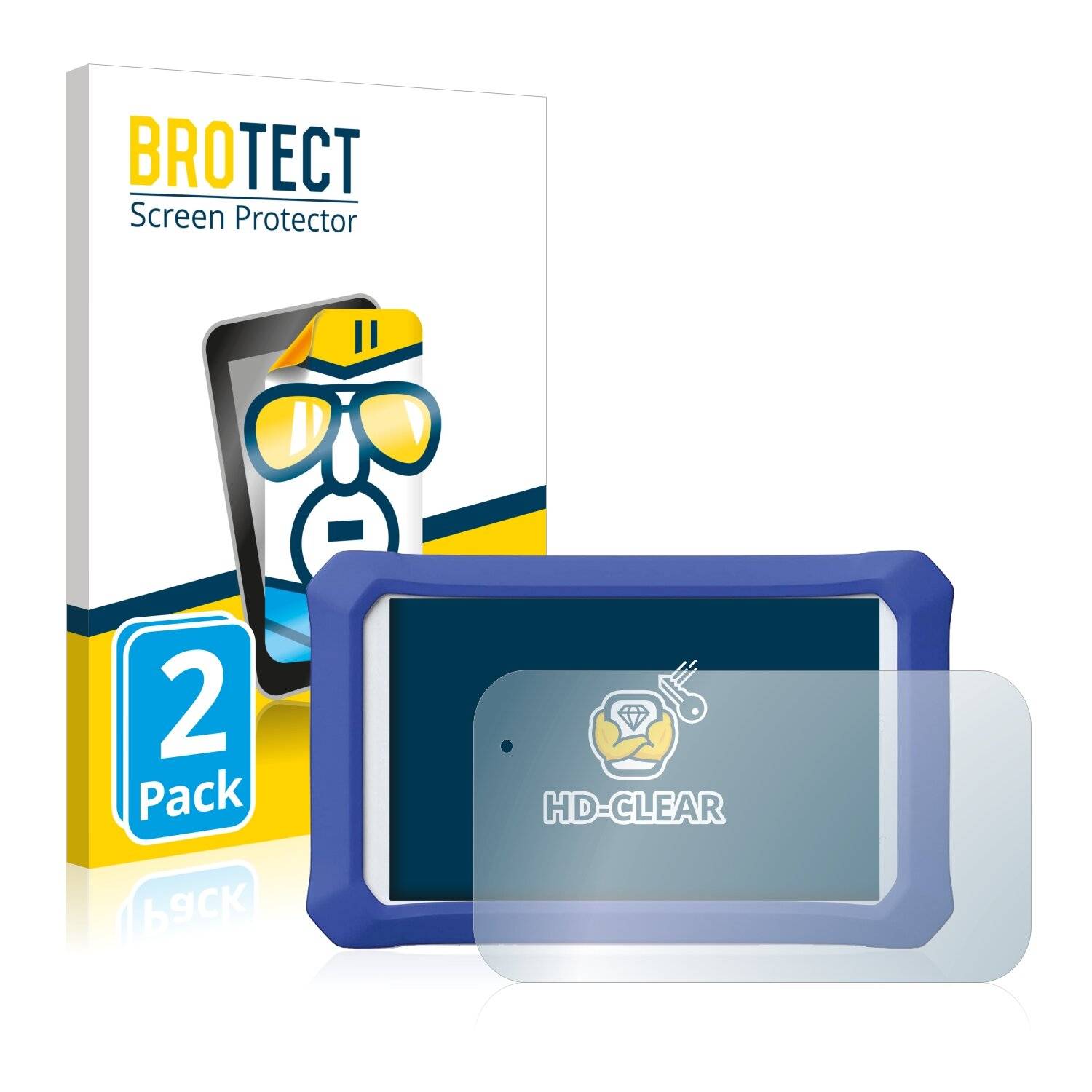2x BROTECT HD-Clear Displayschutzfolie für Clementoni Clempad X
