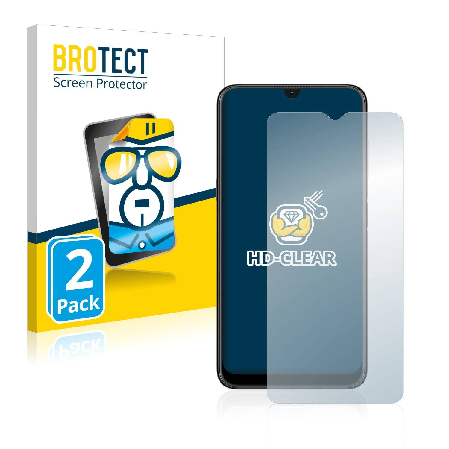 2x BROTECT HD-Clear Displayschutzfolie für Nokia