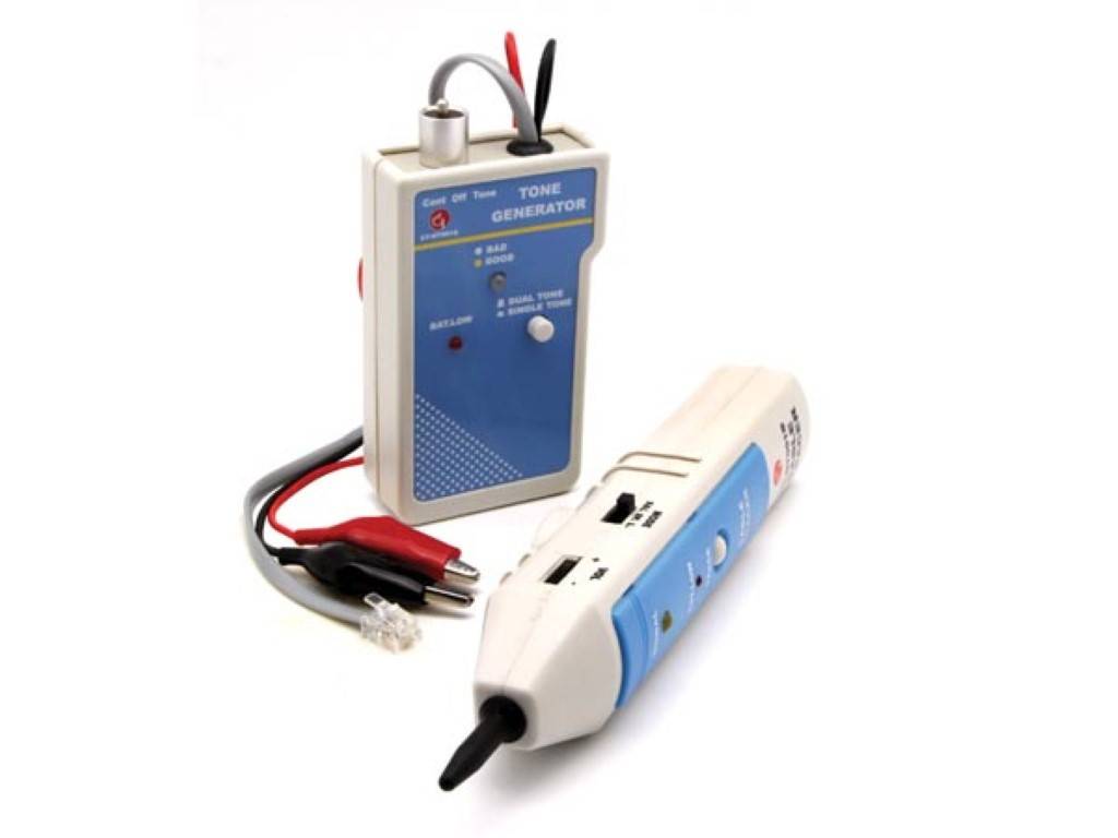 Leitungssucher, Tongenerator, Tester für LAN, RJ45, RJ11, RJ12