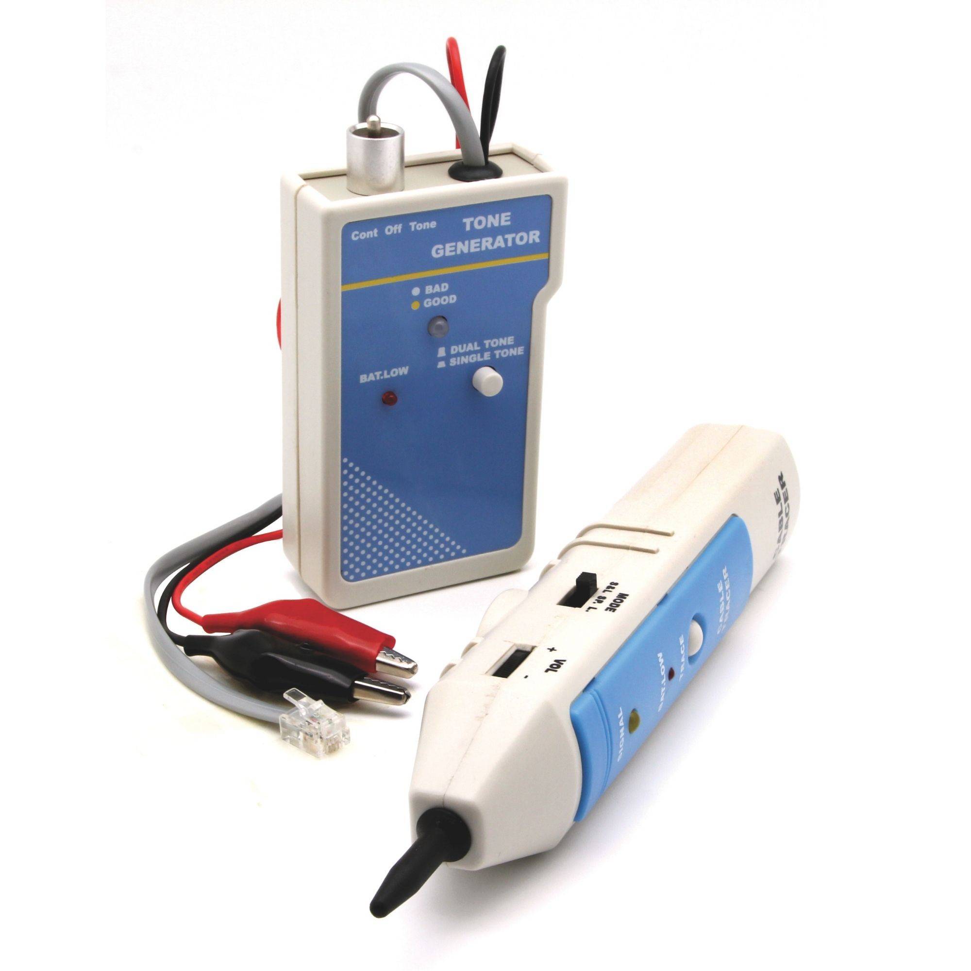 Leitungssucher, Tongenerator, Tester für LAN, RJ45, RJ11, RJ12