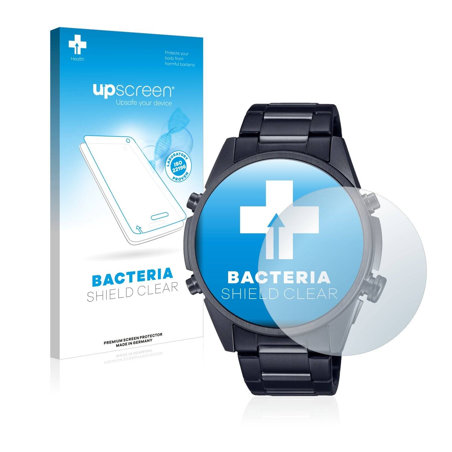 upscreen Bacteria Shield Clear Premium Antibakterielle Displayschutzfolie für Casio