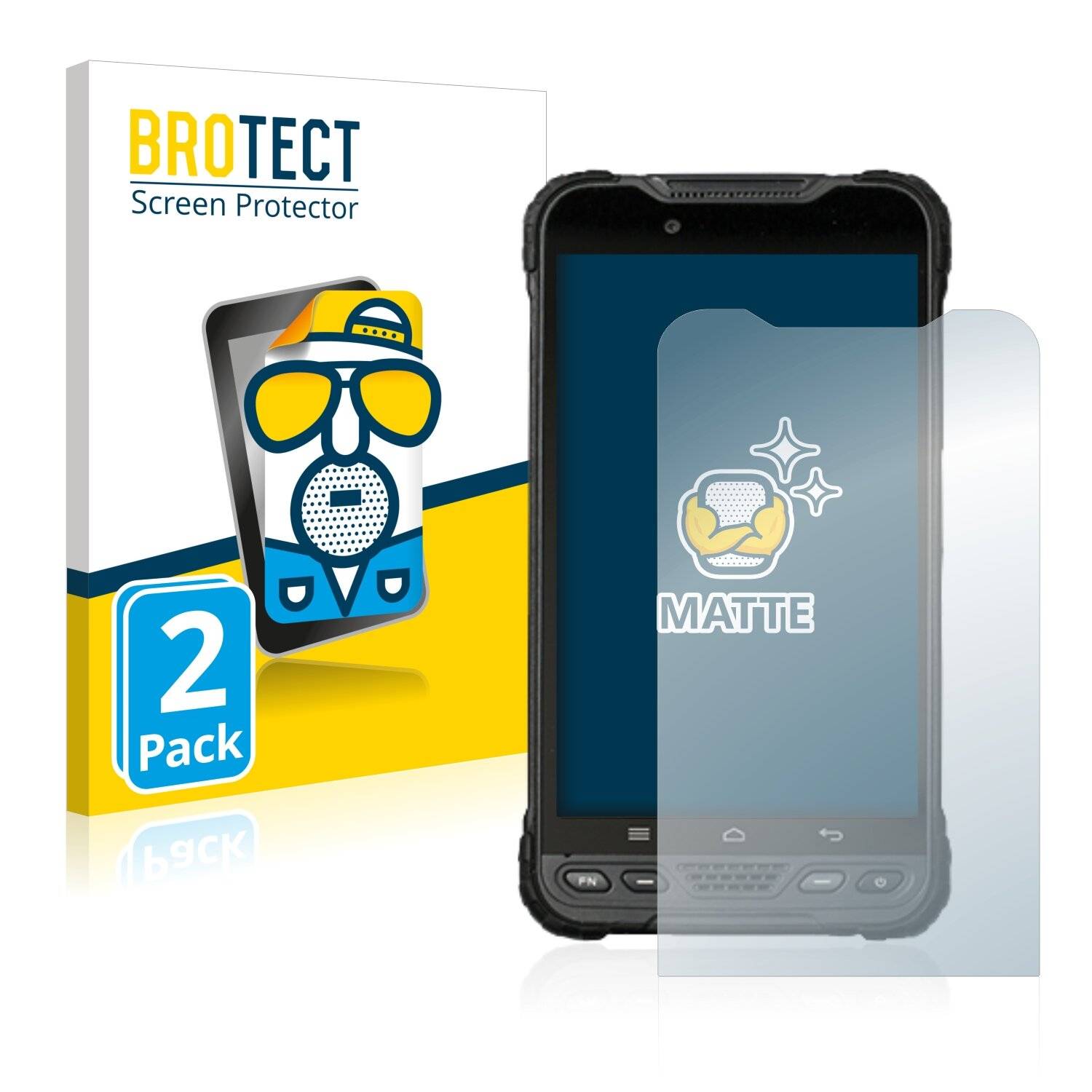 2x BROTECT Matte Displayschutzfolie für UniStrong UT12P - Entspiegelt,