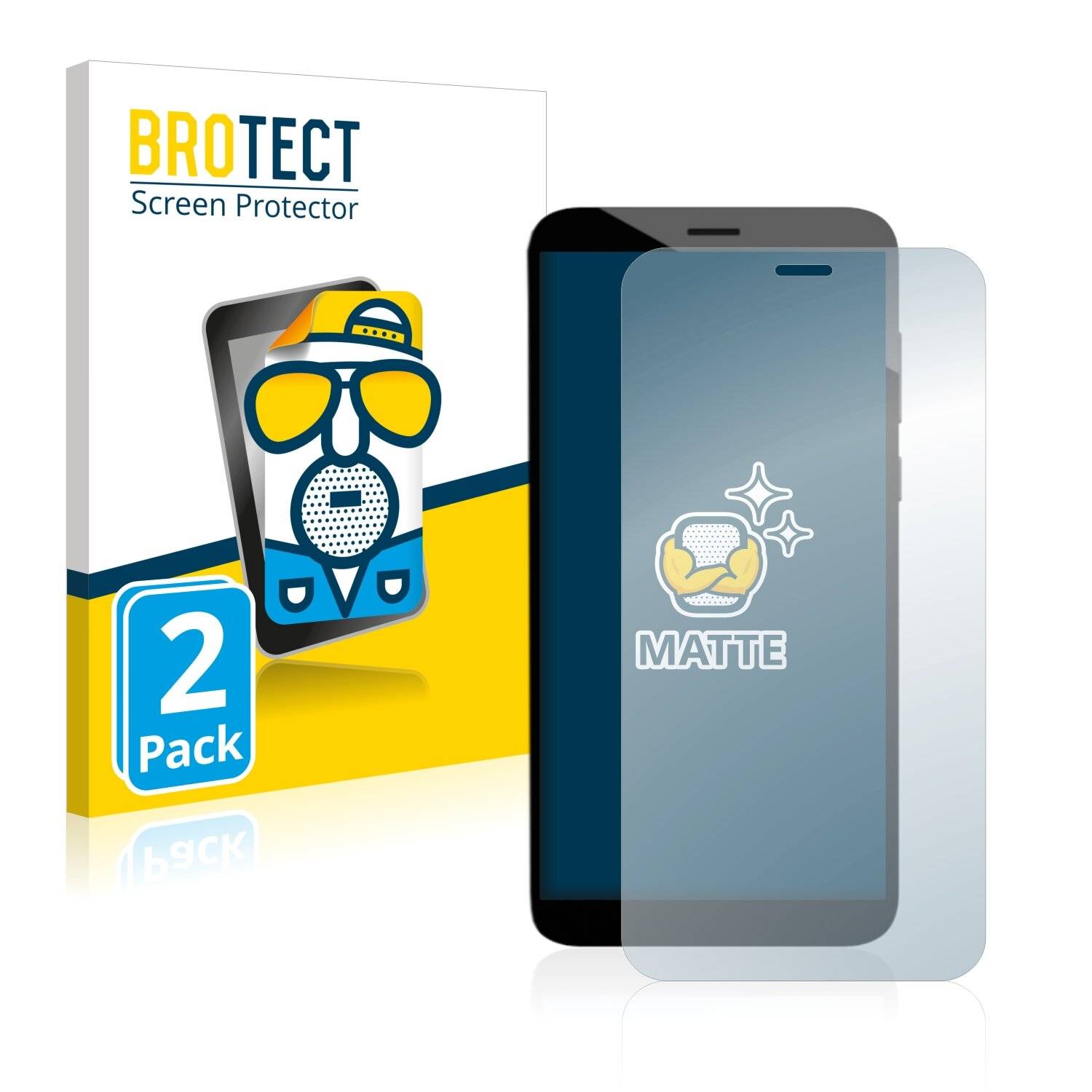 2x BROTECT Matte Displayschutzfolie für Pine64 PinePhone Pro Explorer Edition - Entspiegelt,