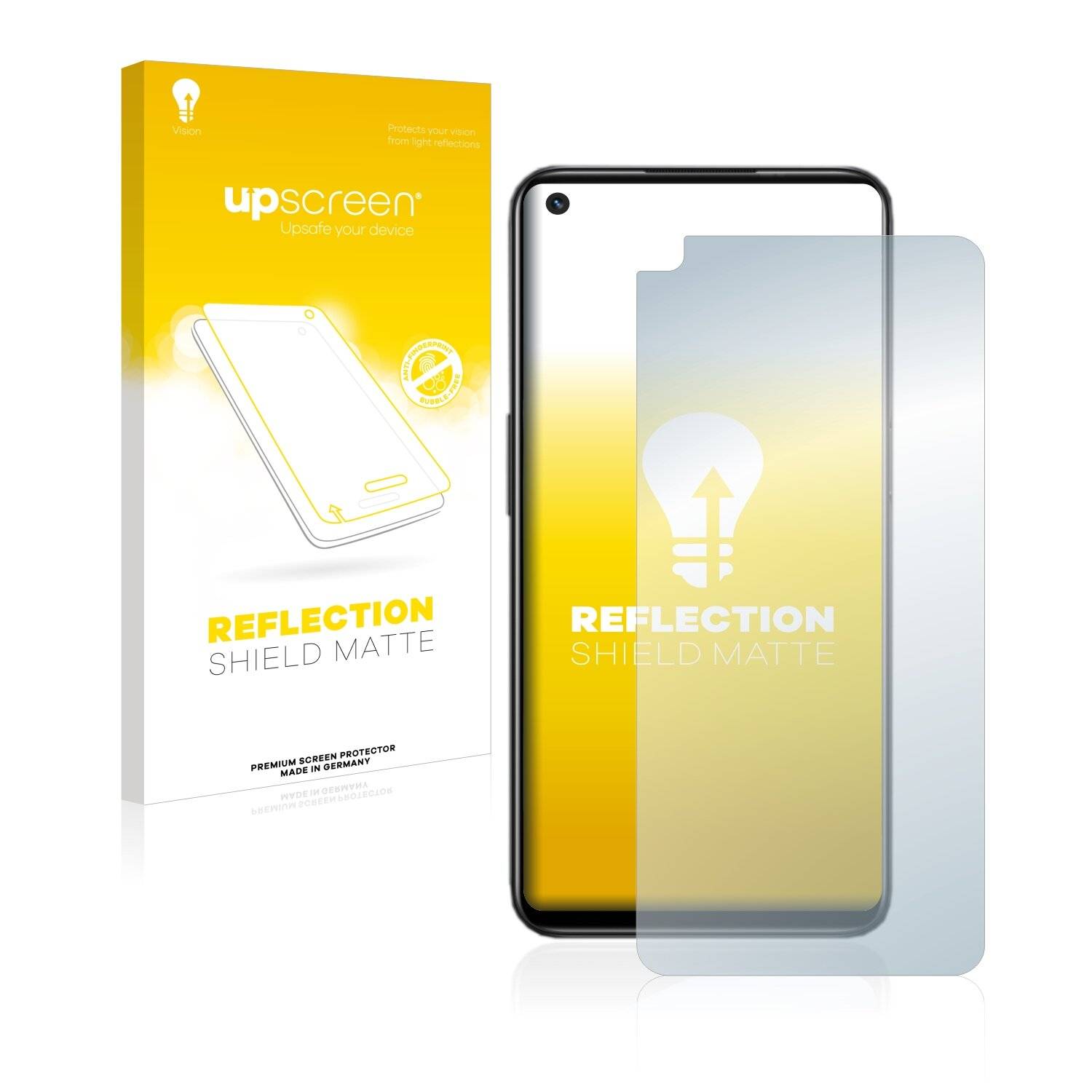 upscreen Reflection Shield Matte Premium Displayschutzfolie für Oppo