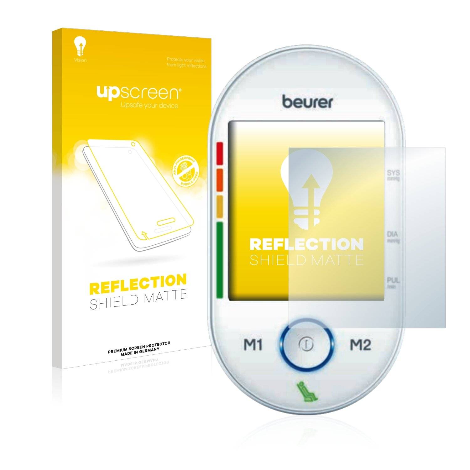 upscreen Reflection Shield Matte Premium Displayschutzfolie für Beurer BM