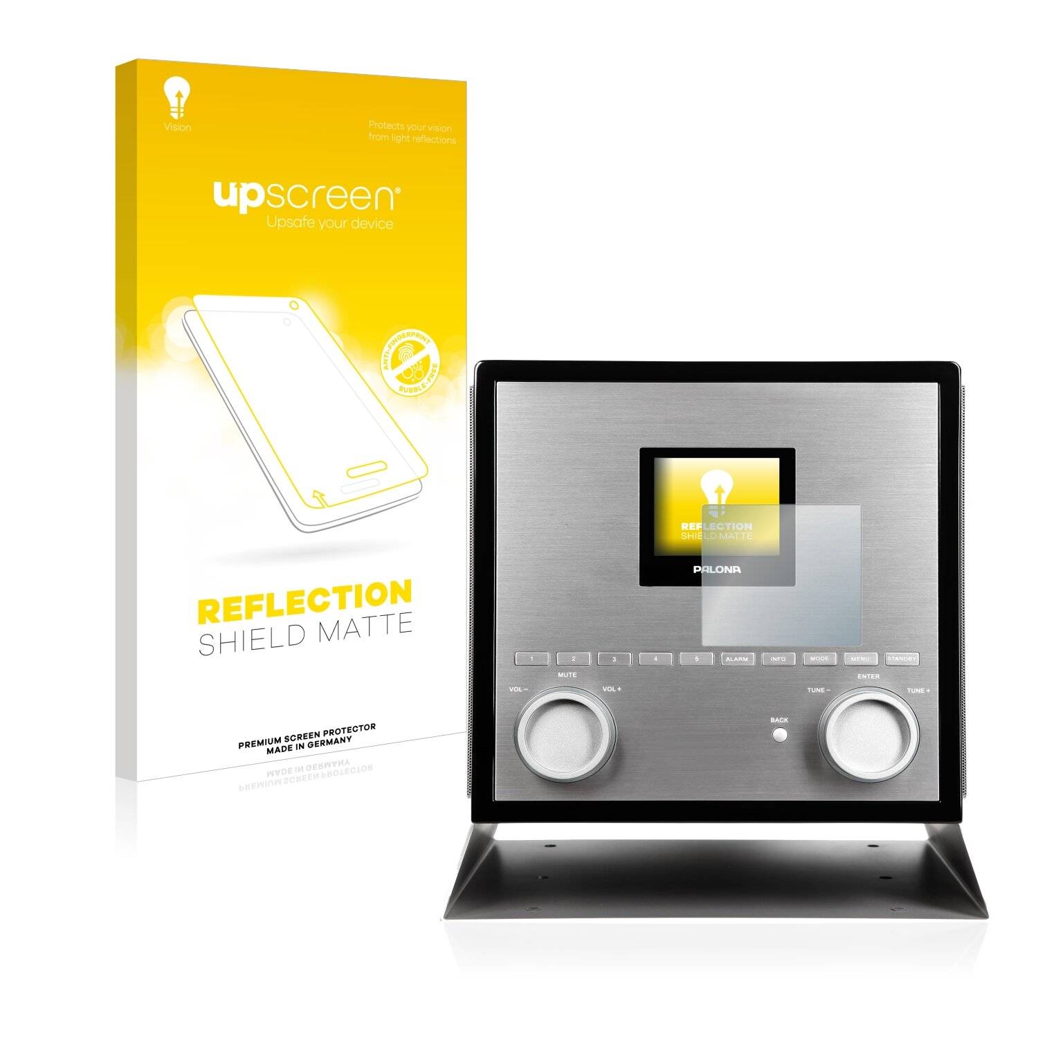 upscreen Reflection Shield Matte Premium Displayschutzfolie für Palona