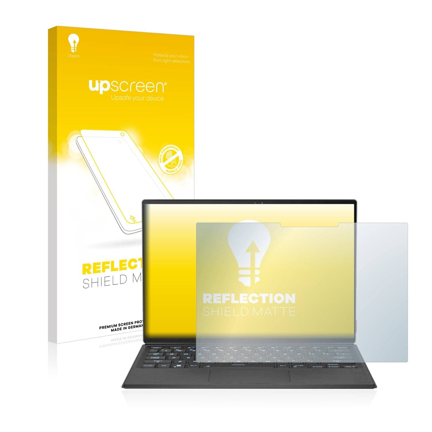 upscreen Reflection Shield Matte Premium Displayschutzfolie für Asus Rog Flow