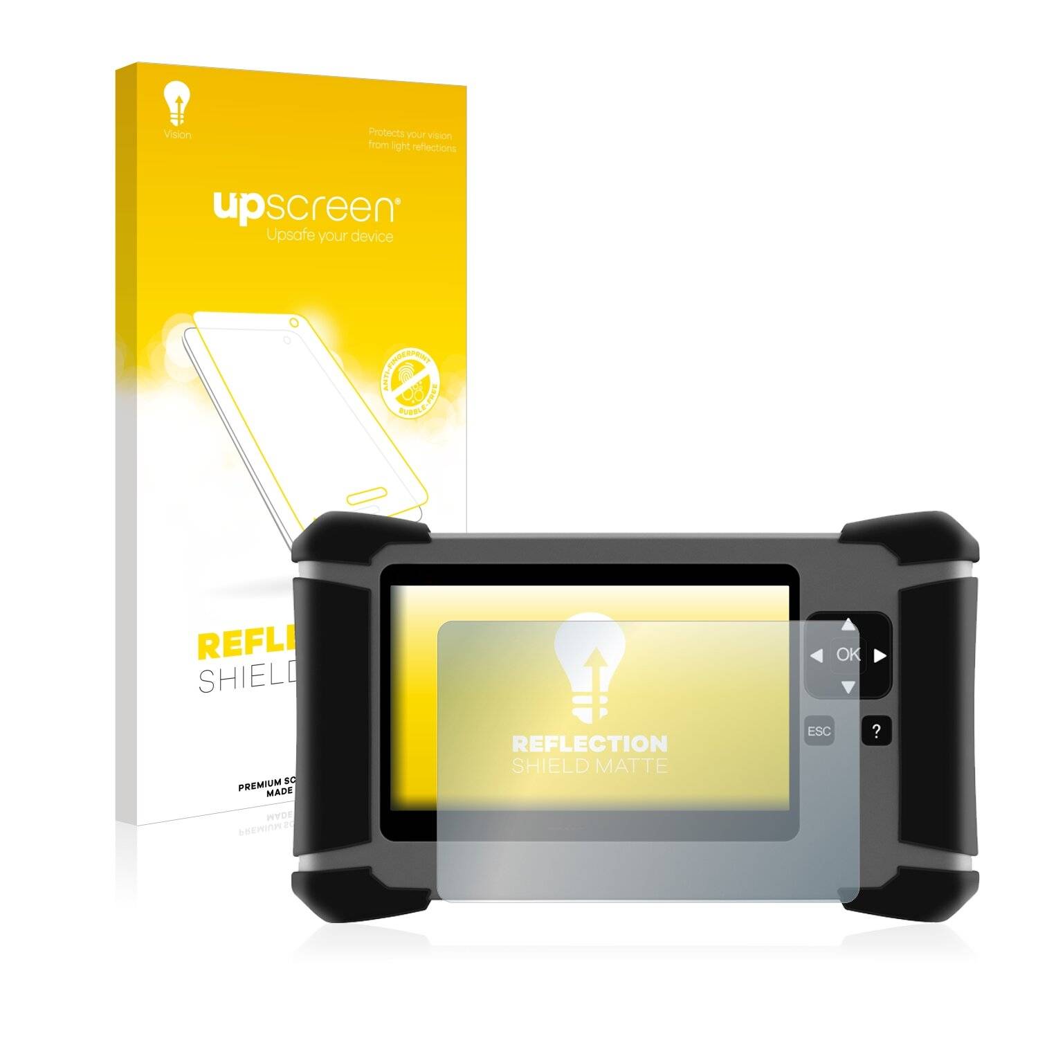 upscreen Reflection Shield Matte Premium Displayschutzfolie für Vident iSMART 807