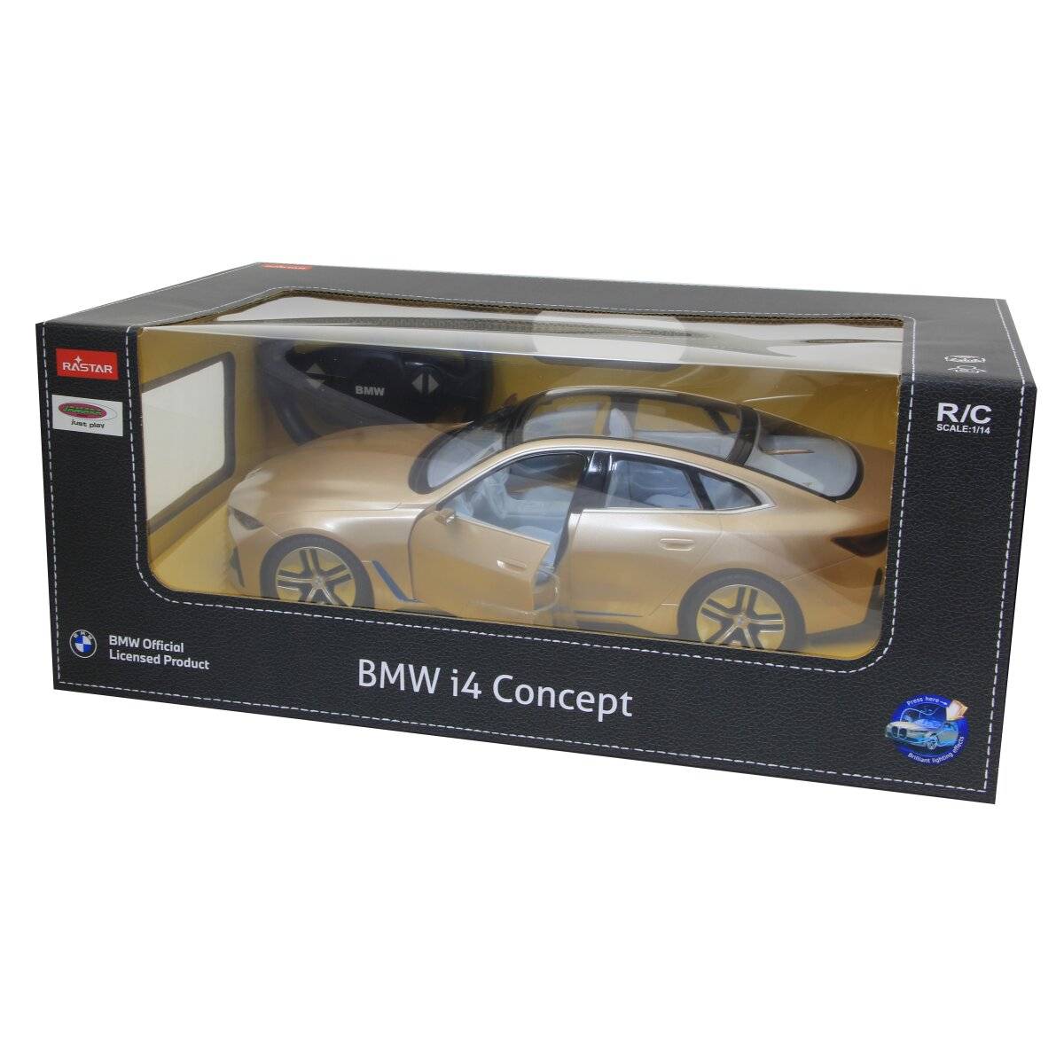 Jamara BMW i4 Concept 1:14 gold 2,4GHz Tür manuell