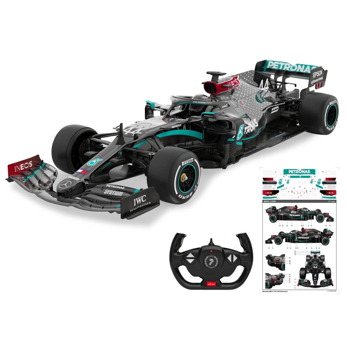 Jamara Mercedes-AMG F1 W11 EQ Performance 1:12 schwarz 2,4GHz