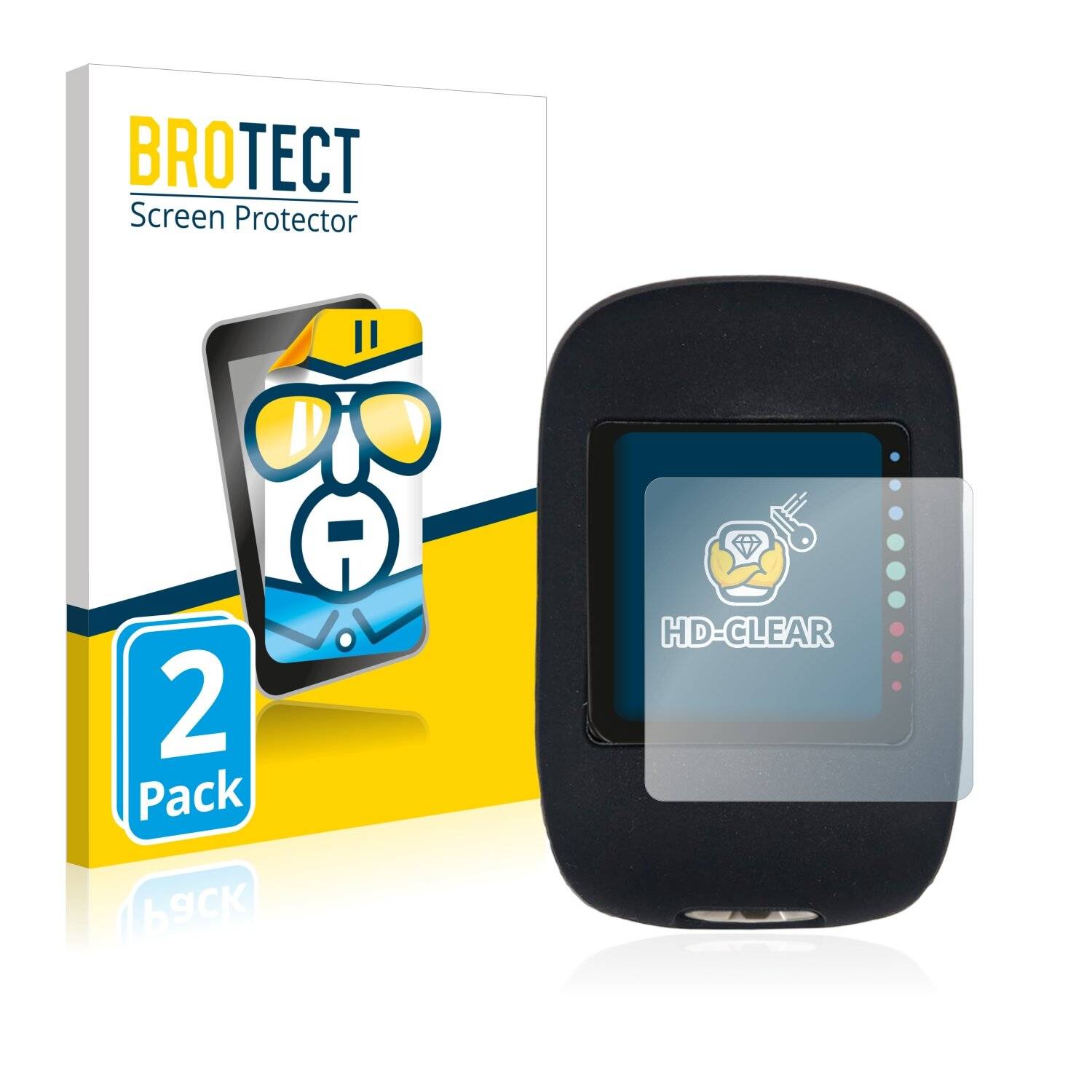 2x BROTECT HD-Clear Displayschutzfolie für Accu-Chek