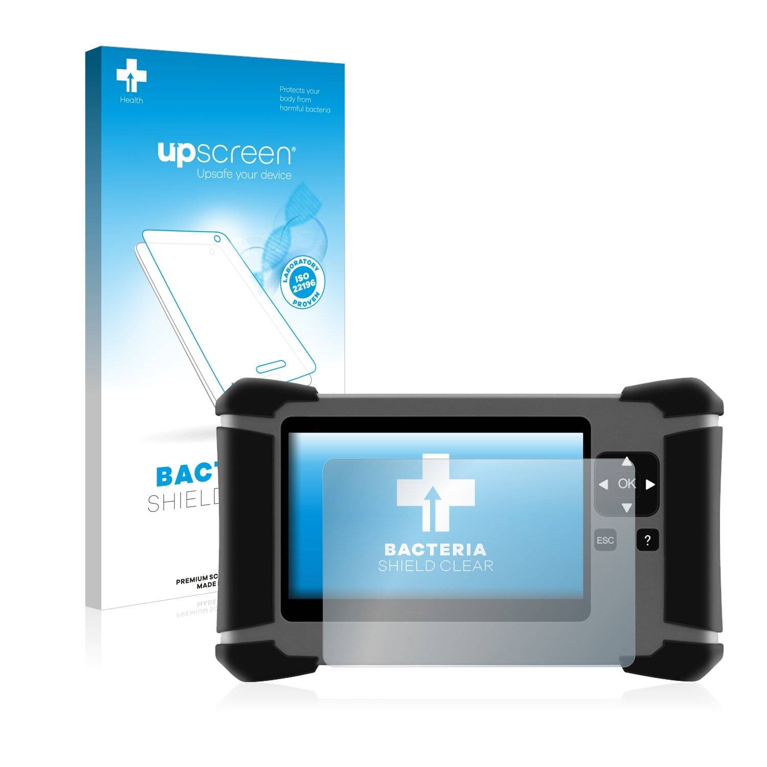 upscreen Bacteria Shield Clear Premium Antibakterielle Displayschutzfolie für Vident iSMART