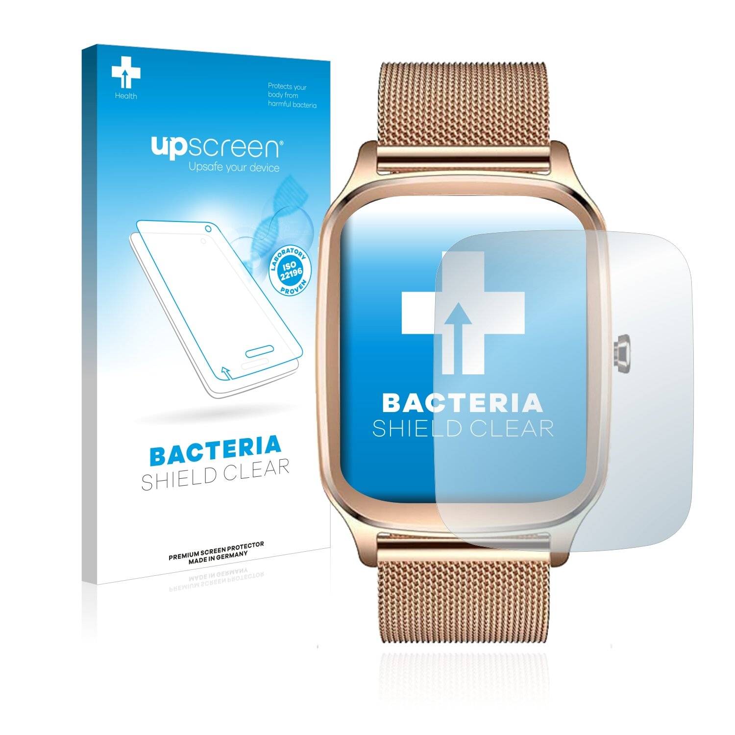upscreen Bacteria Shield Clear Premium Antibakterielle Displayschutzfolie für CatShin