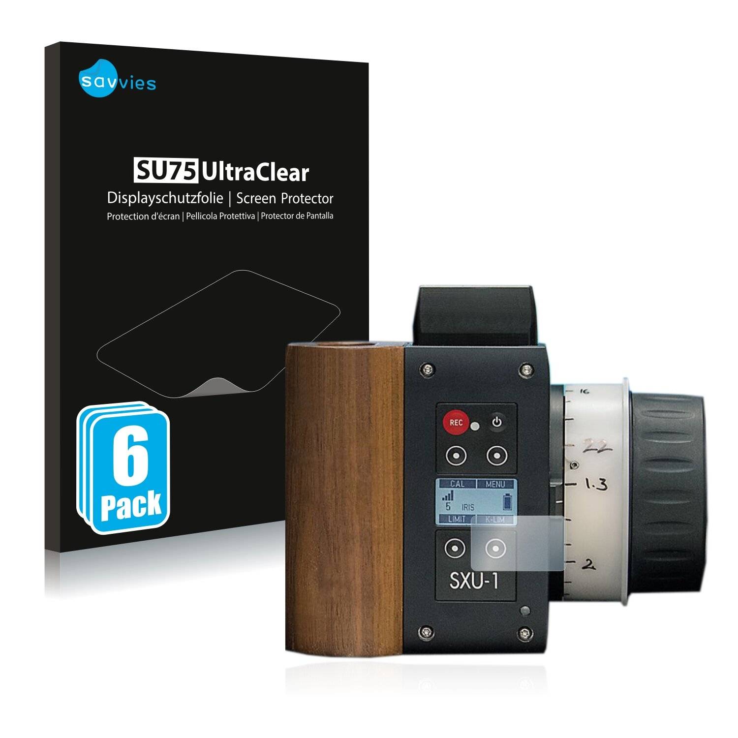 6x Savvies SU75 Displayschutzfolie für Arri