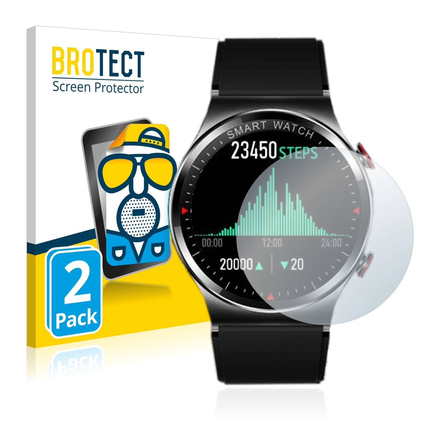 2x BROTECT Matte Displayschutzfolie für Gawear AK-36 - Entspiegelt,