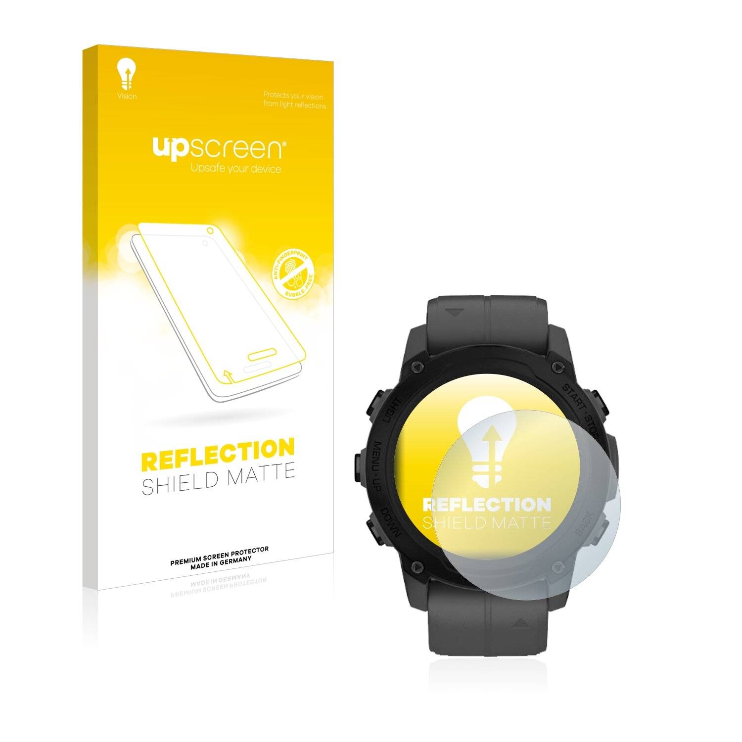 upscreen Reflection Shield Matte Premium Displayschutzfolie für Garmin Descent