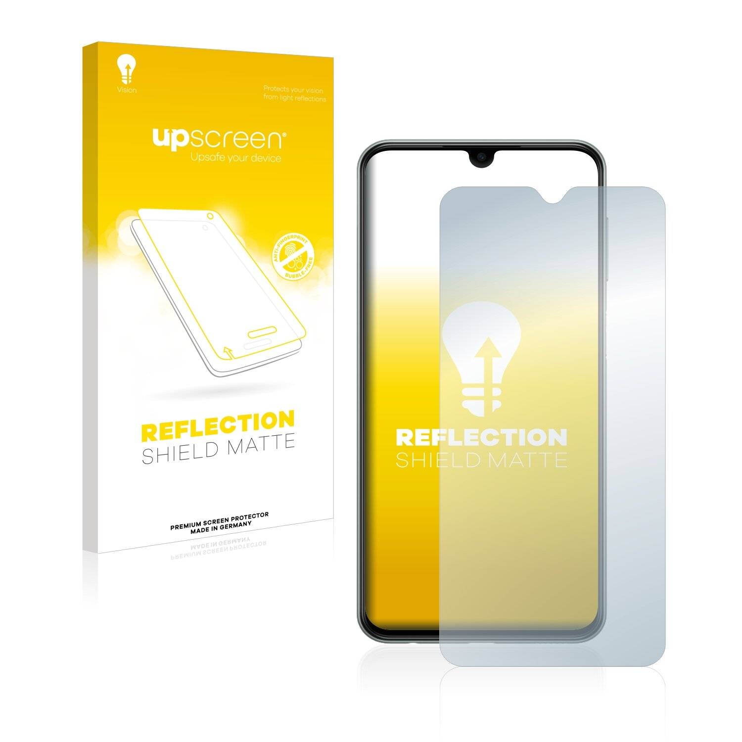 upscreen Reflection Shield Matte Premium Displayschutzfolie für Samsung Galaxy