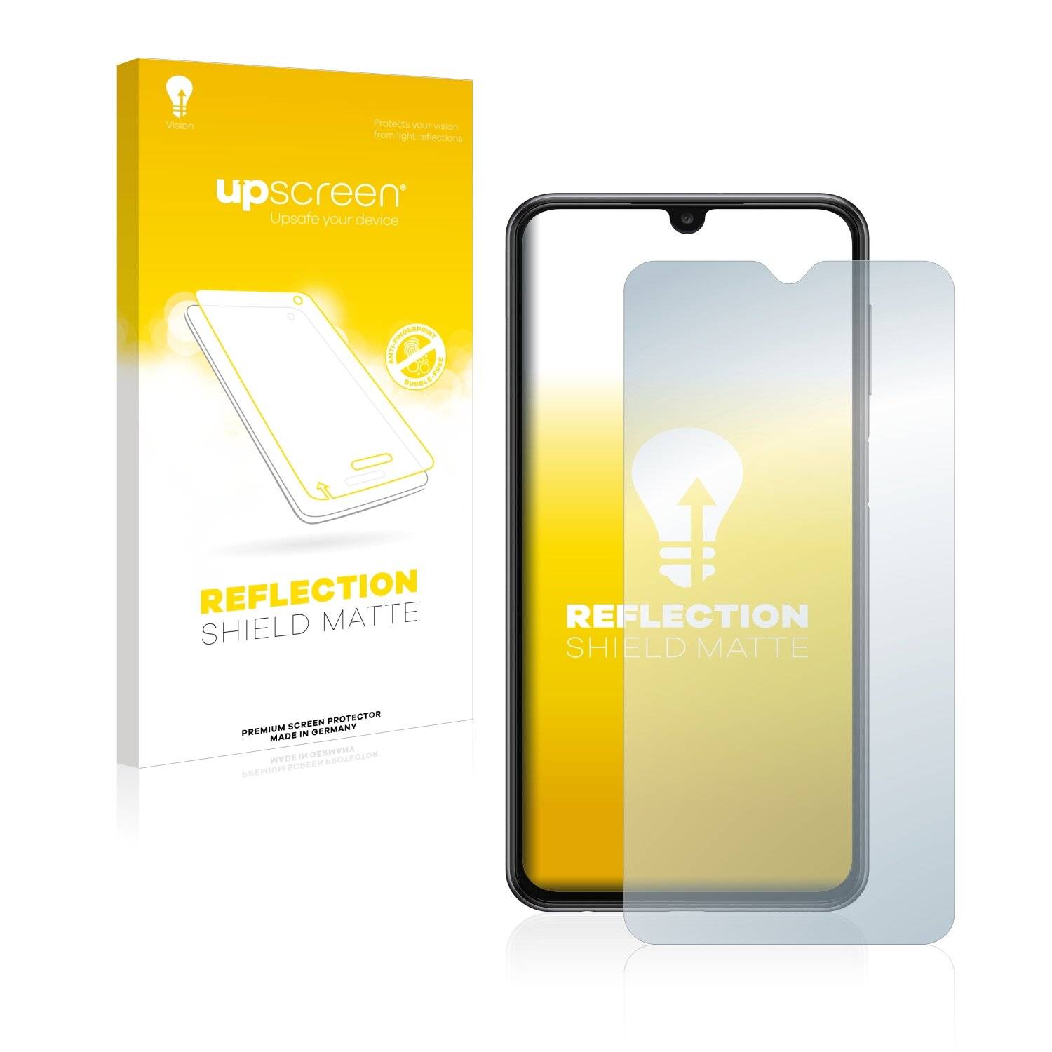 upscreen Reflection Shield Matte Premium Displayschutzfolie für Samsung Galaxy