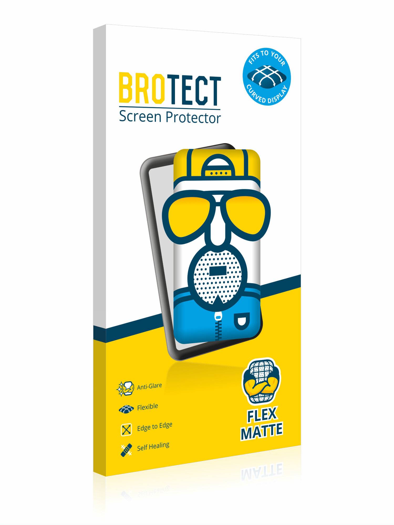 2x BROTECT Flex Matte Full-Cover Displayschutzfolie für Tsar Bomba