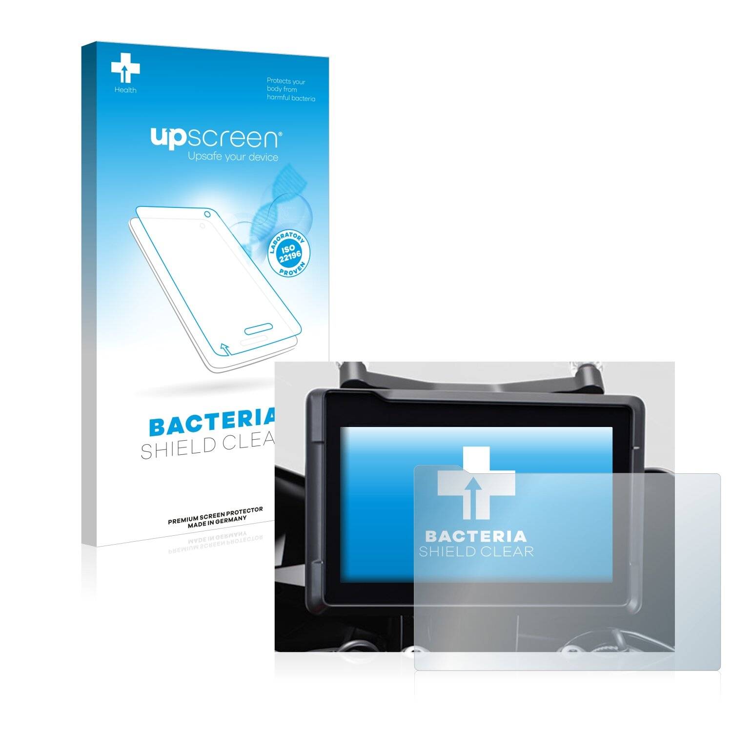 upscreen Bacteria Shield Clear Premium Antibakterielle Displayschutzfolie für KTM 1290 Super