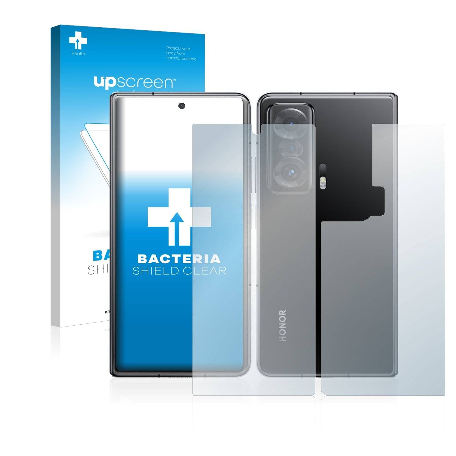 upscreen Bacteria Shield Clear Premium Antibakterielle Displayschutzfolie für Honor Magic V