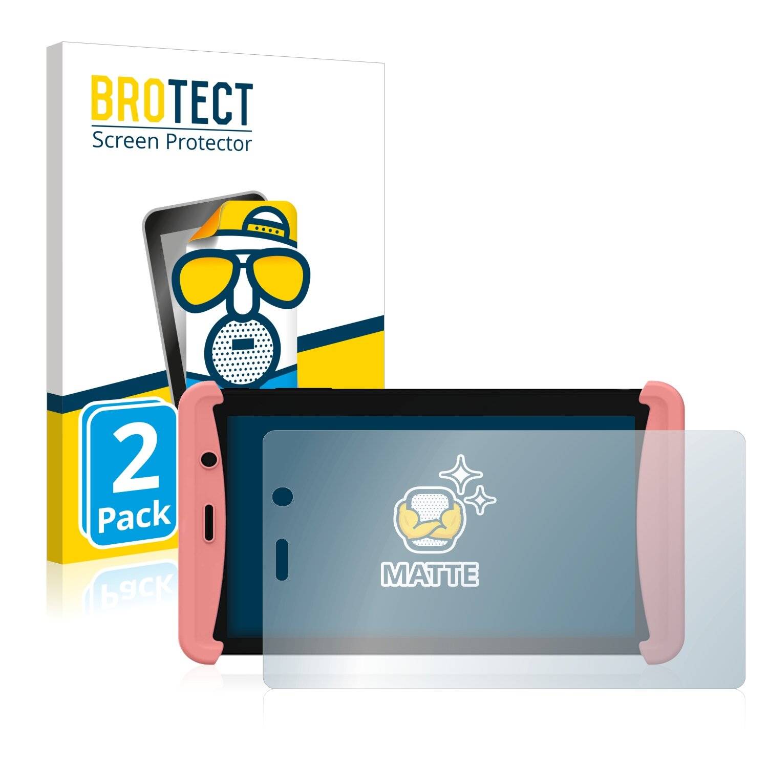 2x BROTECT Matte Displayschutzfolie für Kurio Tab Lite 2 - Entspiegelt,