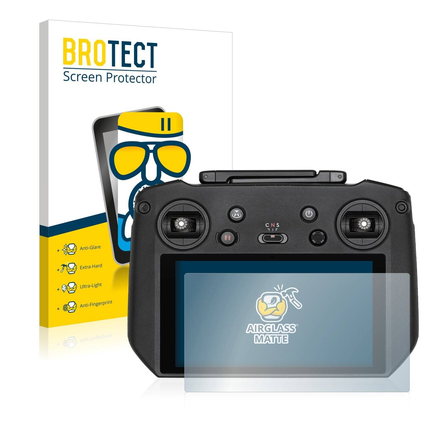 BROTECT AirGlass Matte Schutzglas Folie für DJI RC