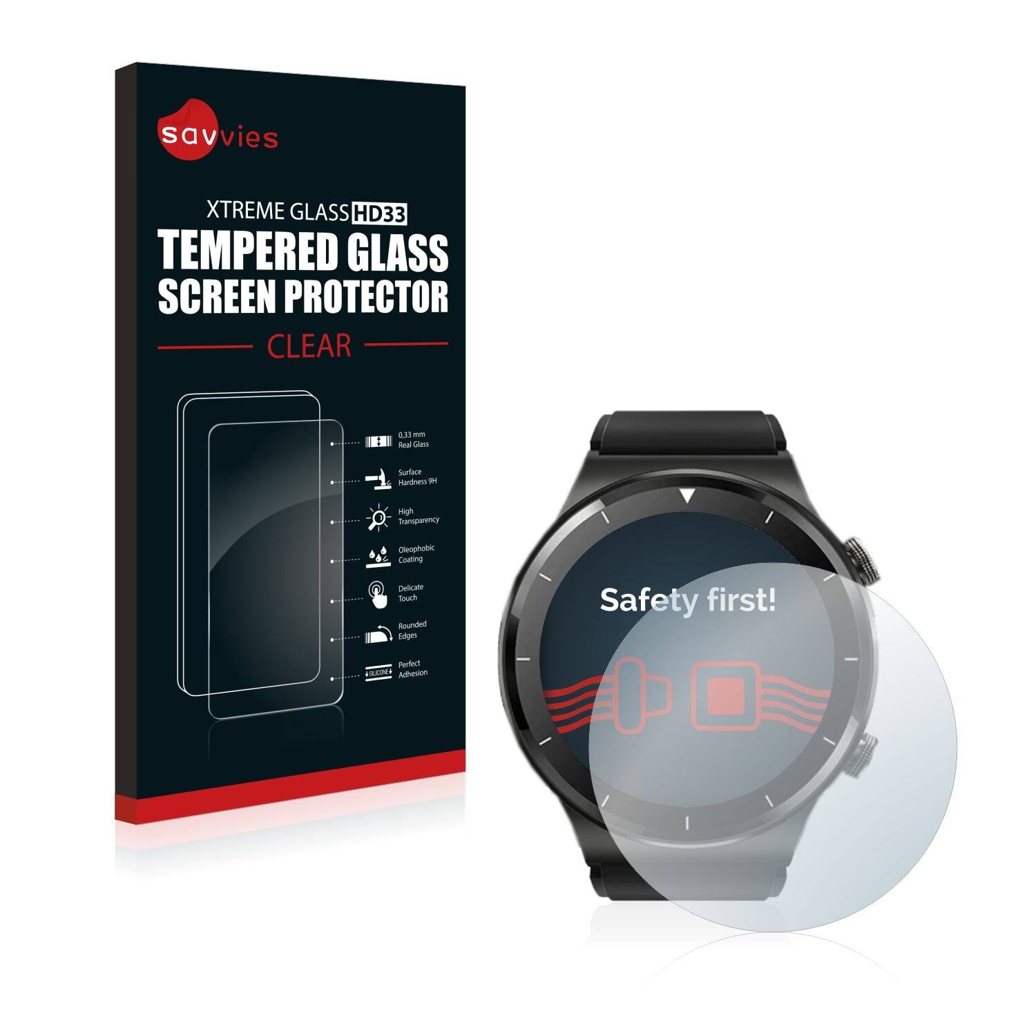 Savvies HD33 Clear Schutzglas für Blackview R7