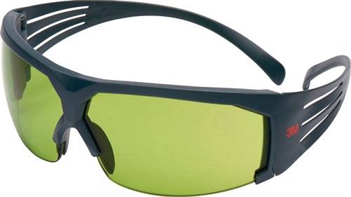 Schweißerbrille SecureFit™SF600 EN 166 PC Bügel grau,Scheibe grün IR1,7 3M