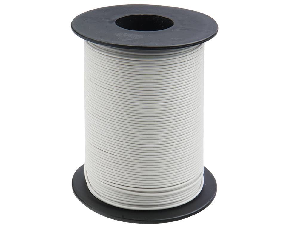 Donau Elektronik Donau Kupferschaltlitze 0,25 mm² / 25m auf Spule weiß - Kupfer - 0,25 mm² - Weiß - Kunststoff - 25 m