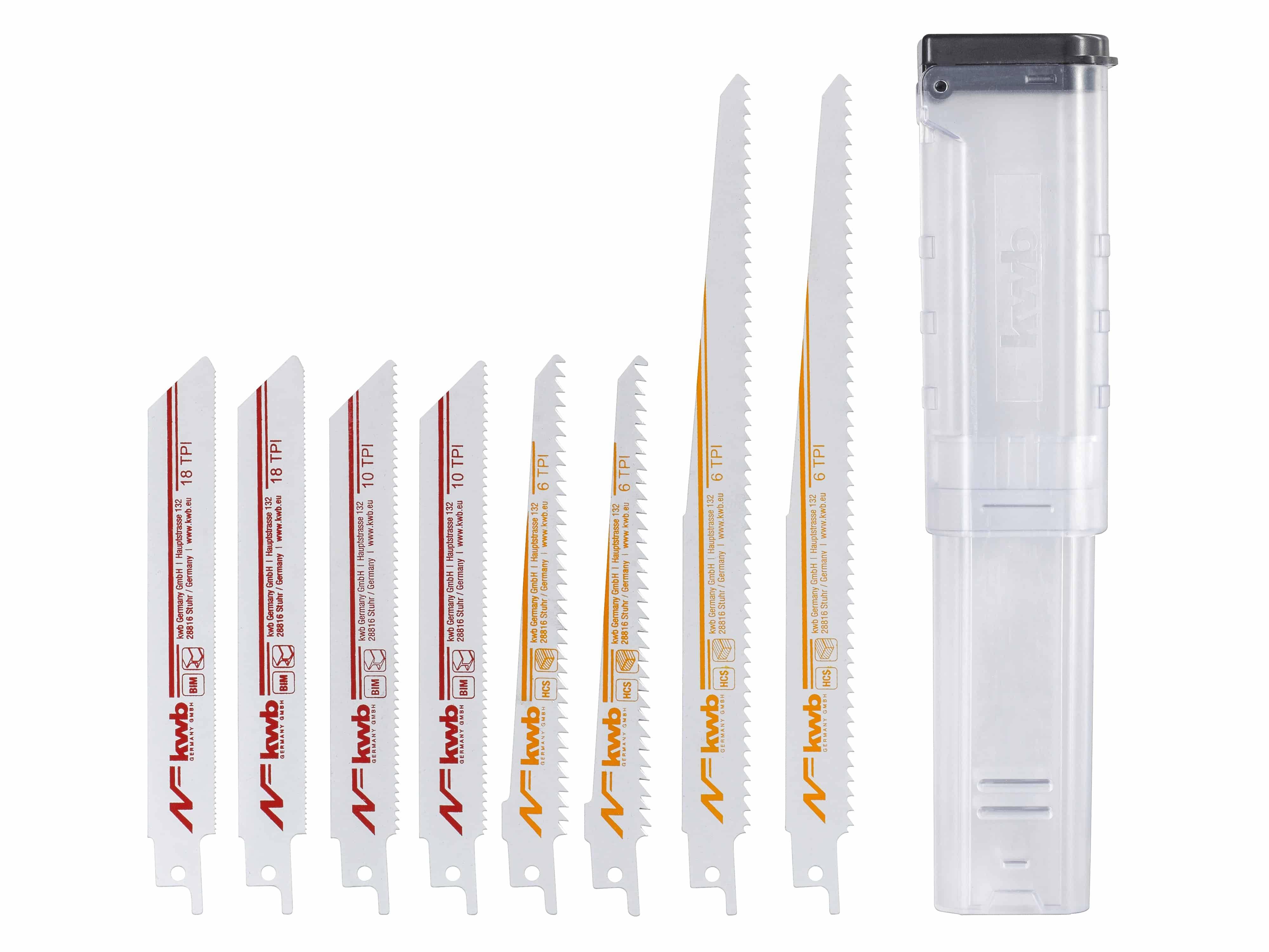 KWB Säbel-Sägeblatt-Set, 576090, 9-teilig
