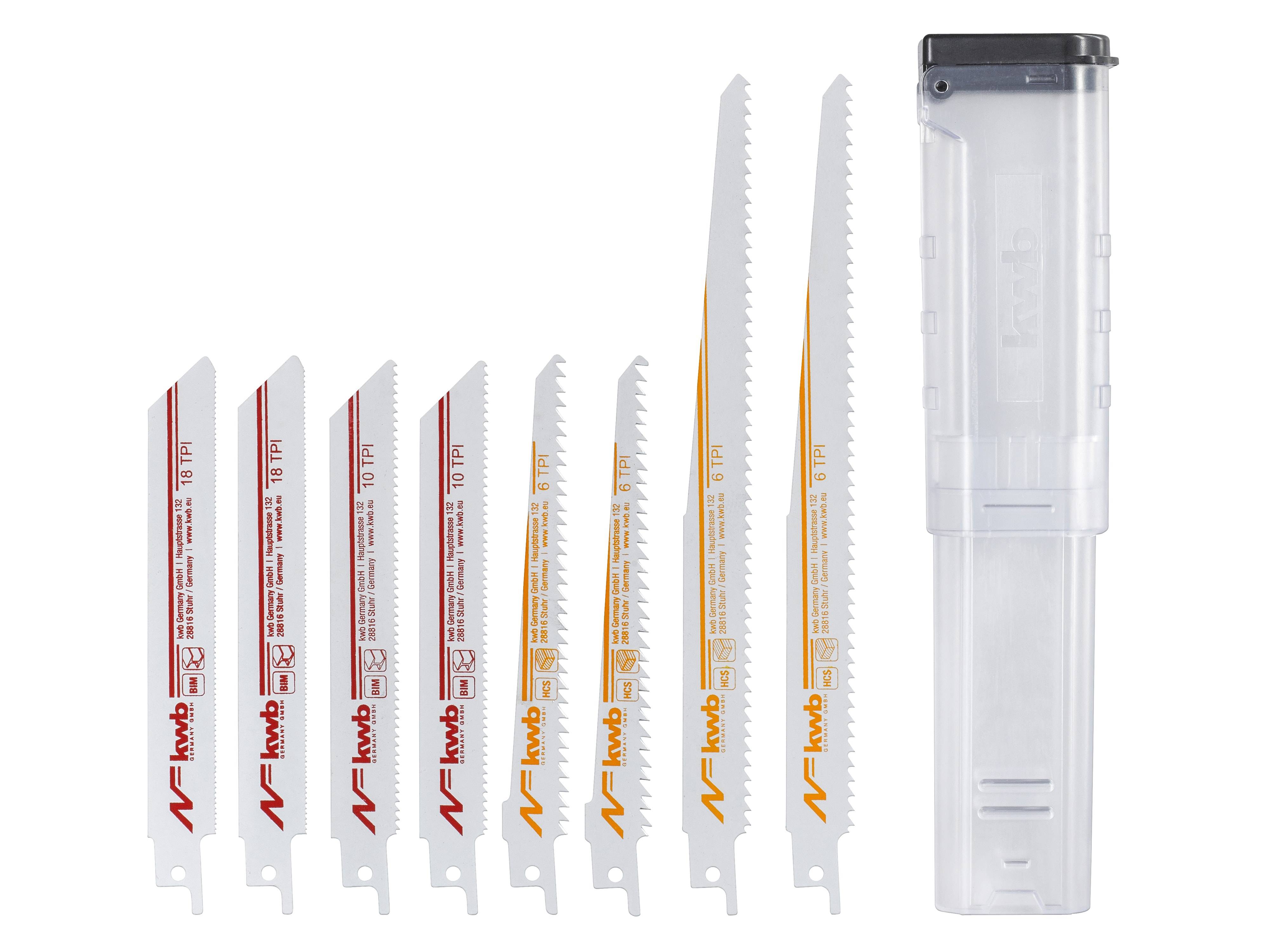 KWB Säbel-Sägeblatt-Set, 576090, 9-teilig