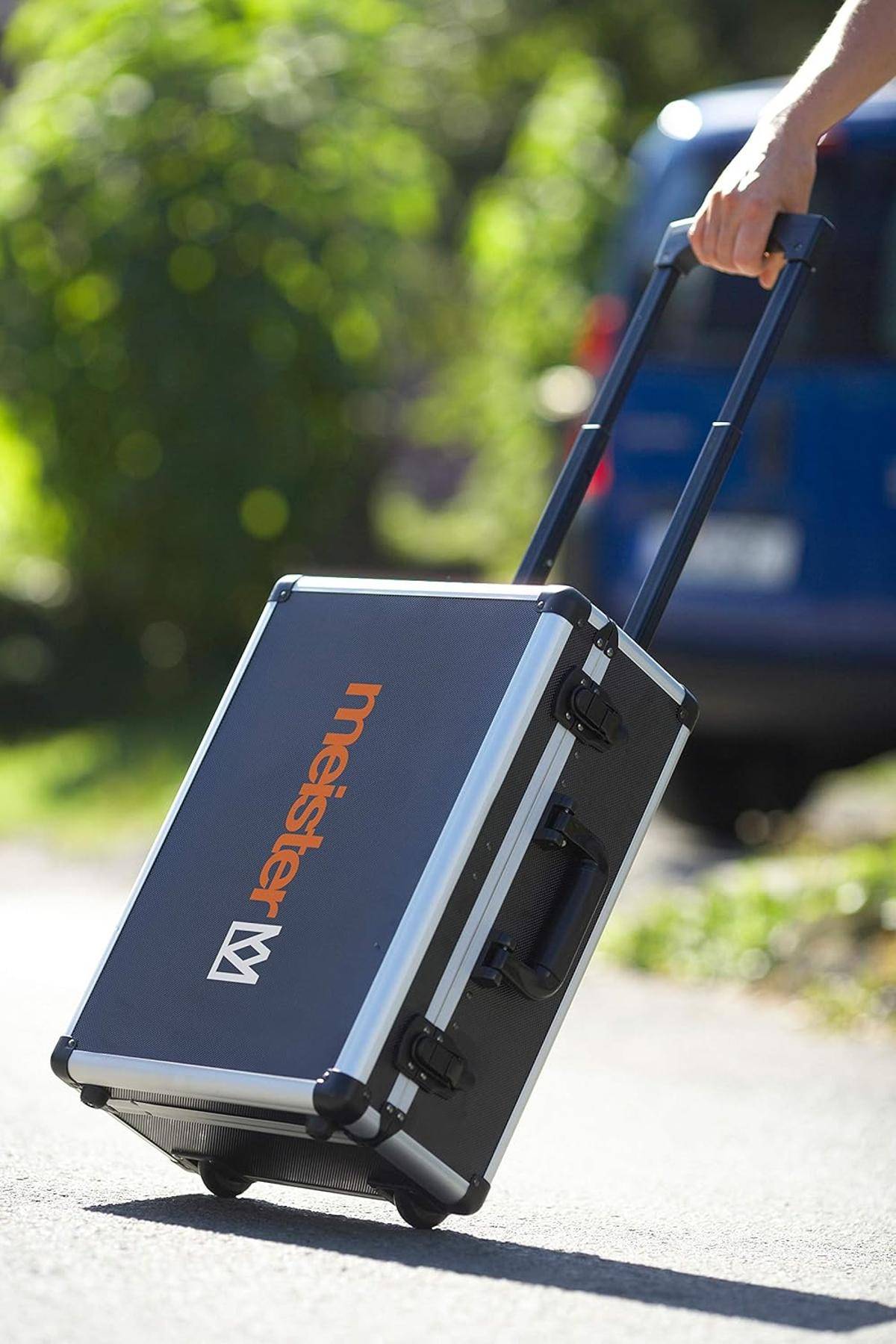 Meister Werkzeugtrolley 238-teilig Knipex&Wera fahrbar auf Rollen Werkzeugkoffer