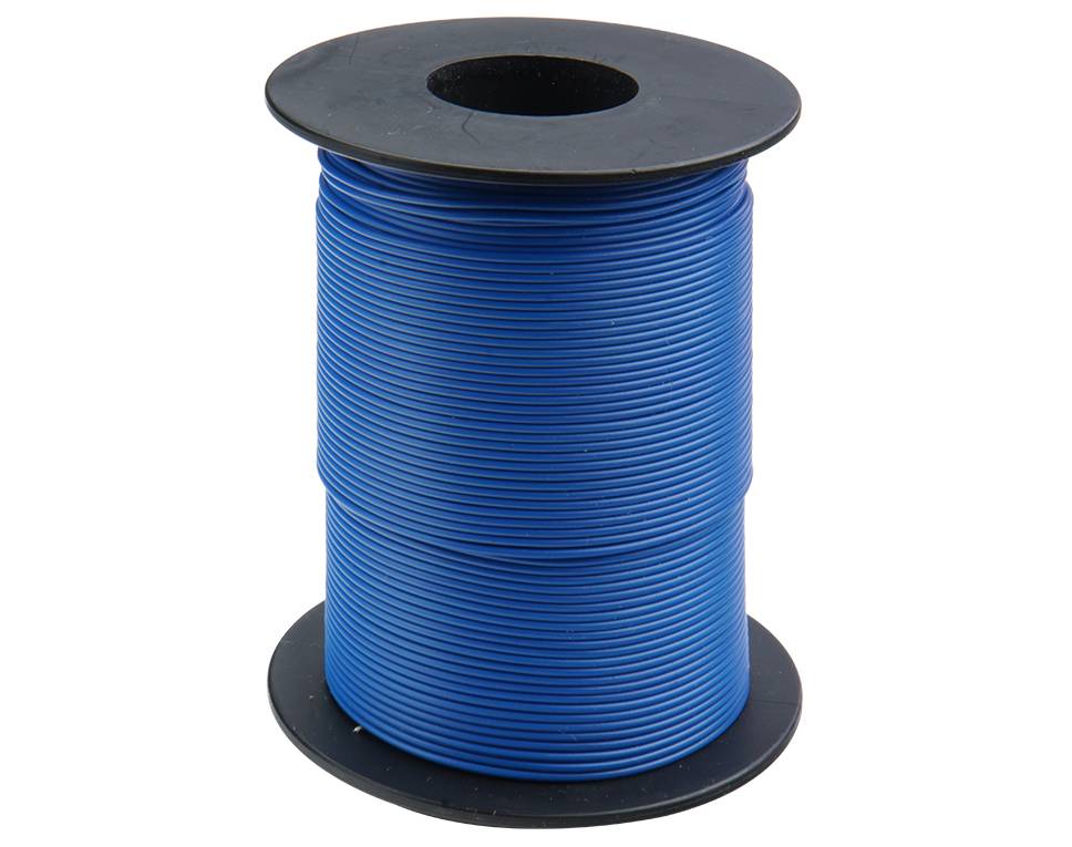 Donau Elektronik Donau Kupferschaltlitze 0,25 mm² / 25m auf Spule blau - Kupfer - 0,25 mm² - Blau - Kunststoff - 25 m