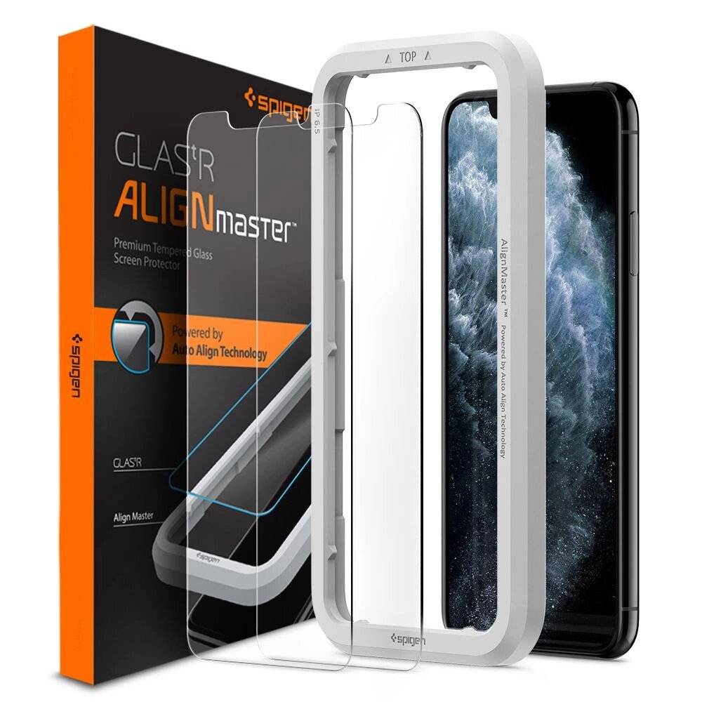 Spigen ALM Glas.tR Slim gehärtetes Glas iPhone 11 / XR - 2 Stk.