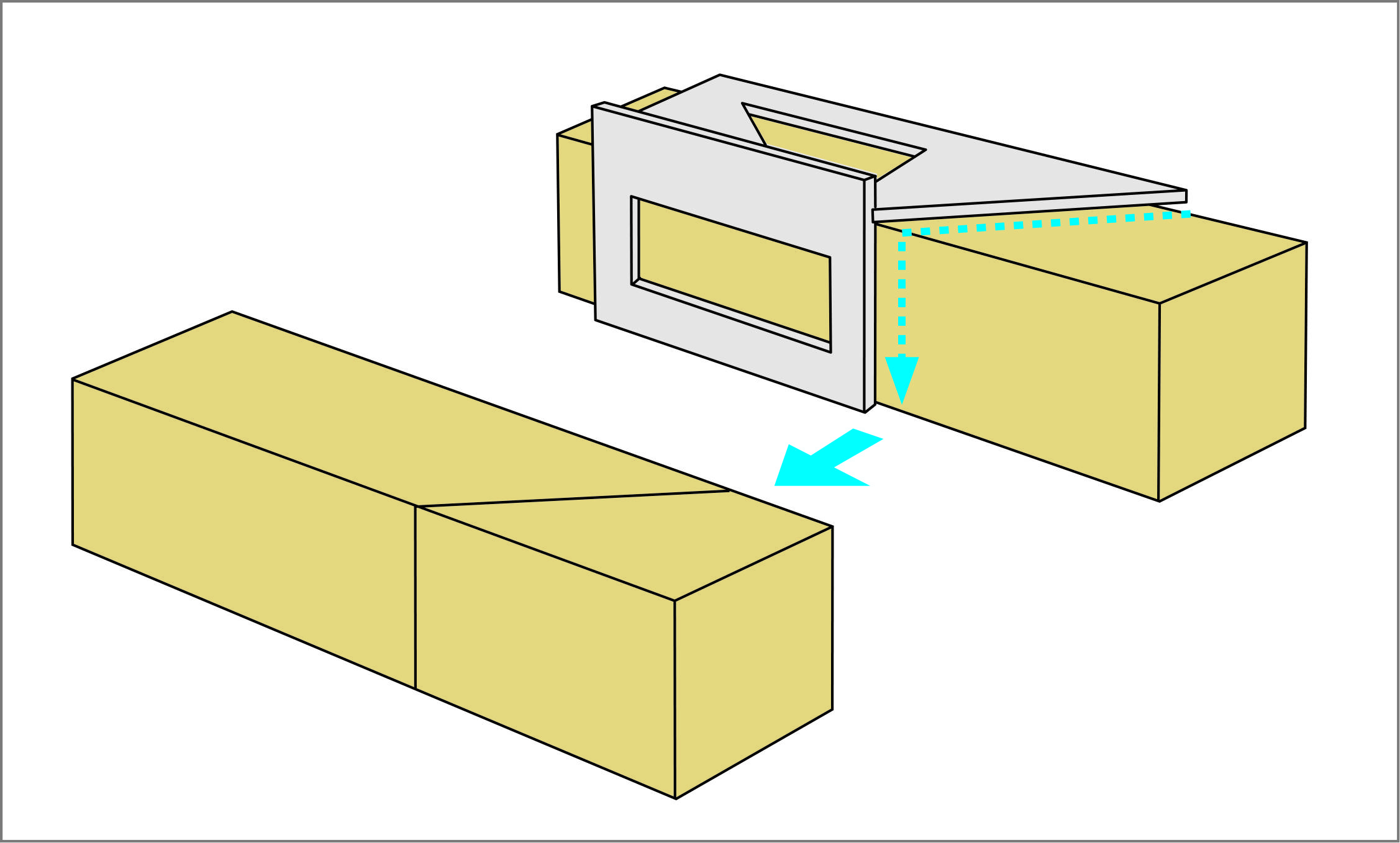 Shinwa 12566 3-D-Anschlag-Gehrungswinkel 45°/90° by FAMEX (32722) Anschlagwinkel Winkelmesser - aus Aluminium