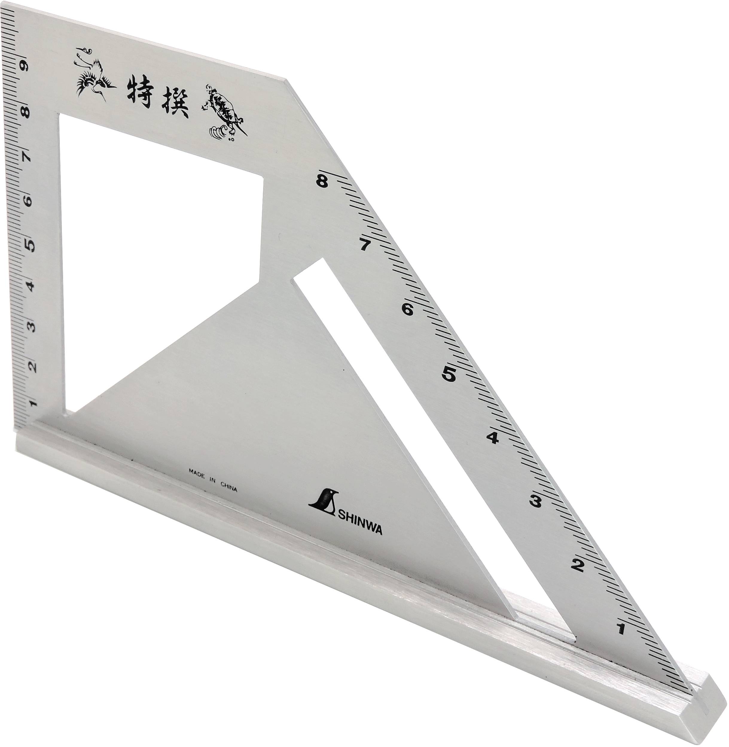 FAMEX 12570 Shinwa Winkel mit Gehrung 45° und 90° (32740)